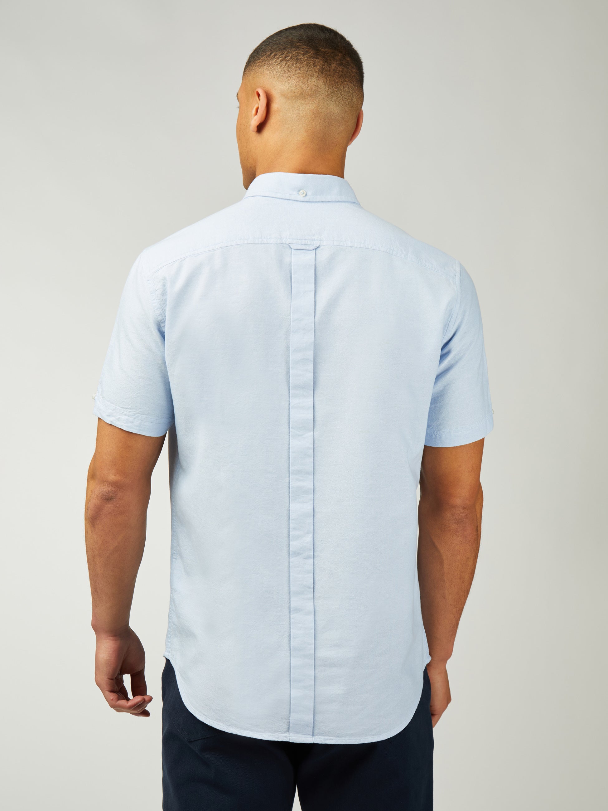 Signature Oxford Short Sleeve - Sky