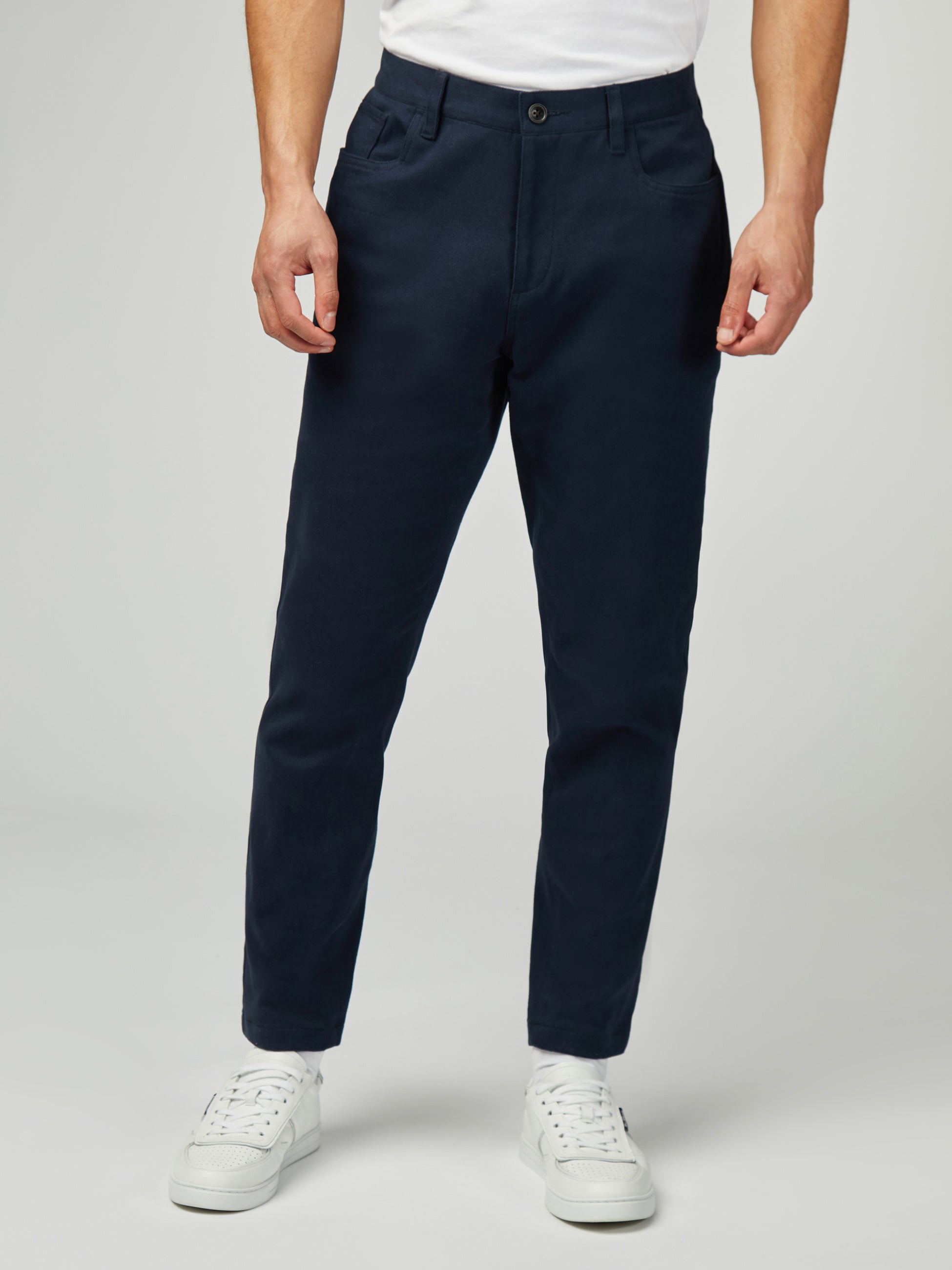 5 Pocket Twill Trouser - Dark Navy