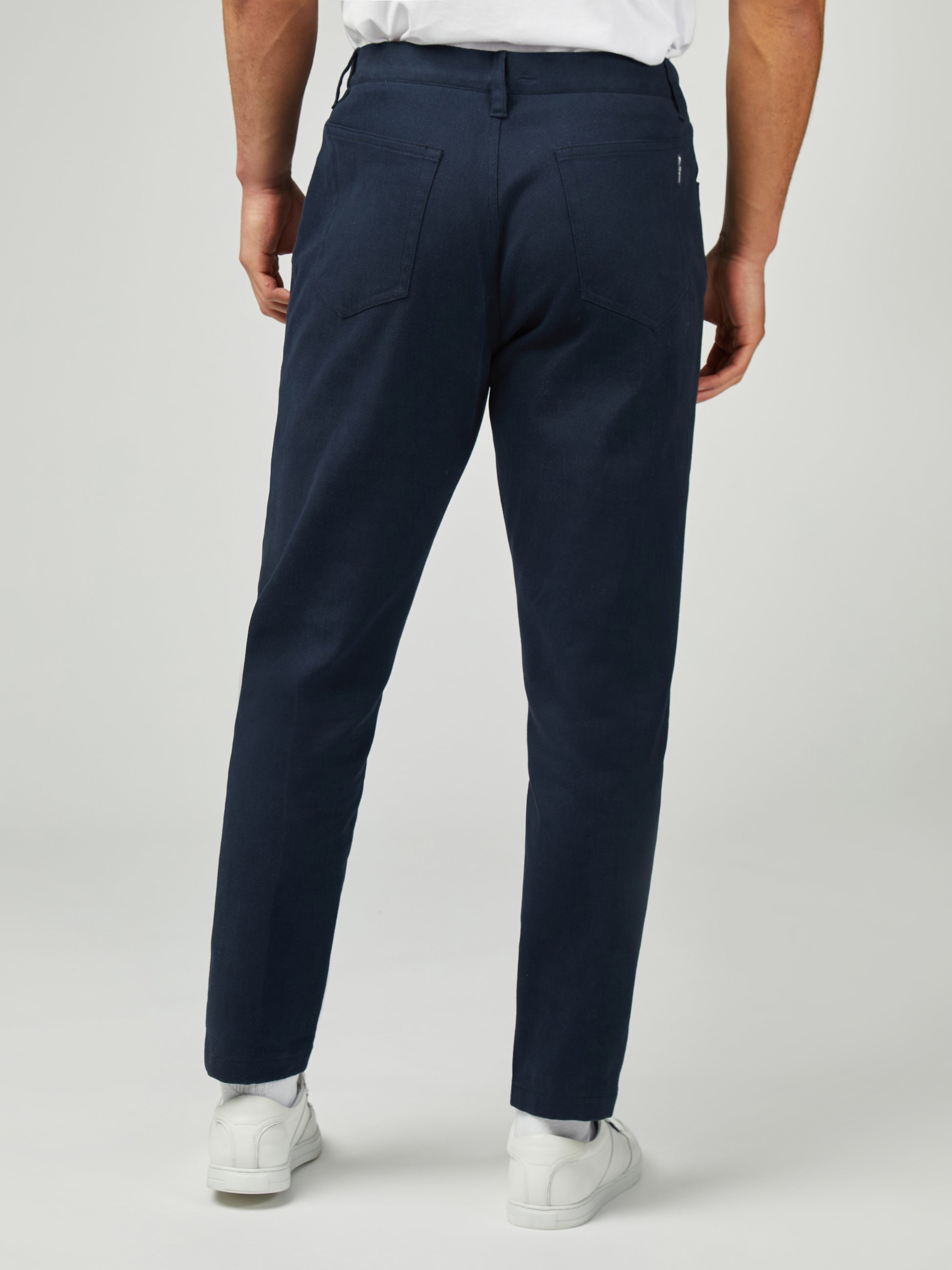 5 Pocket Twill Trouser - Dark Navy