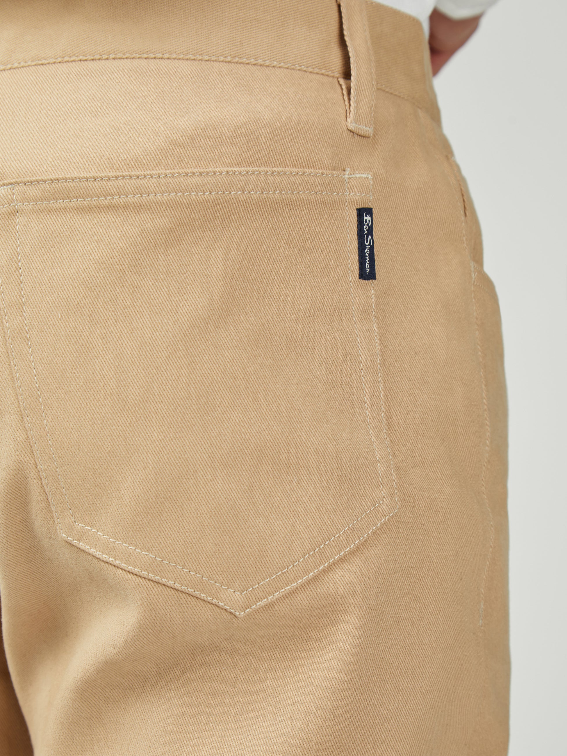 5 Pocket Twill Trouser - Stone