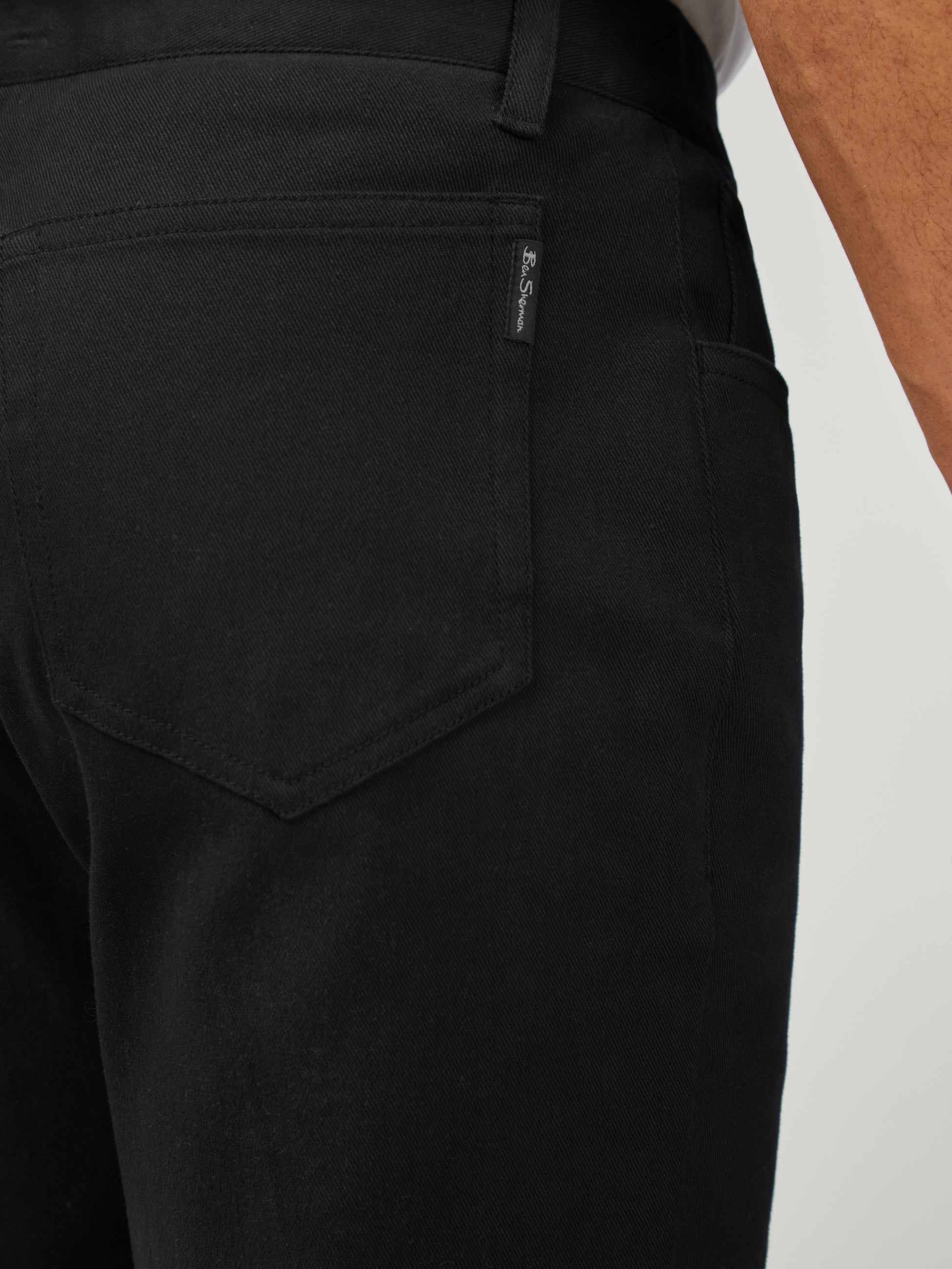 5 Pocket Twill Trouser - Black