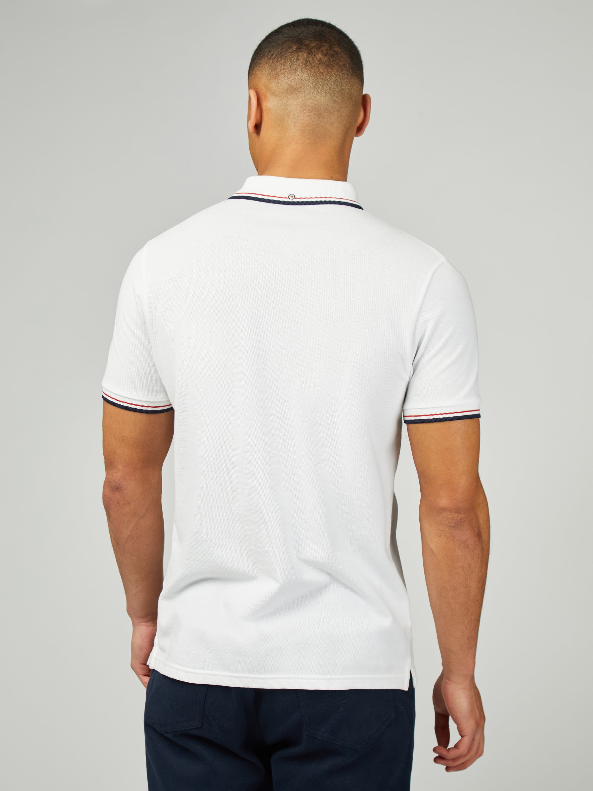 Signature Pique Polo - White