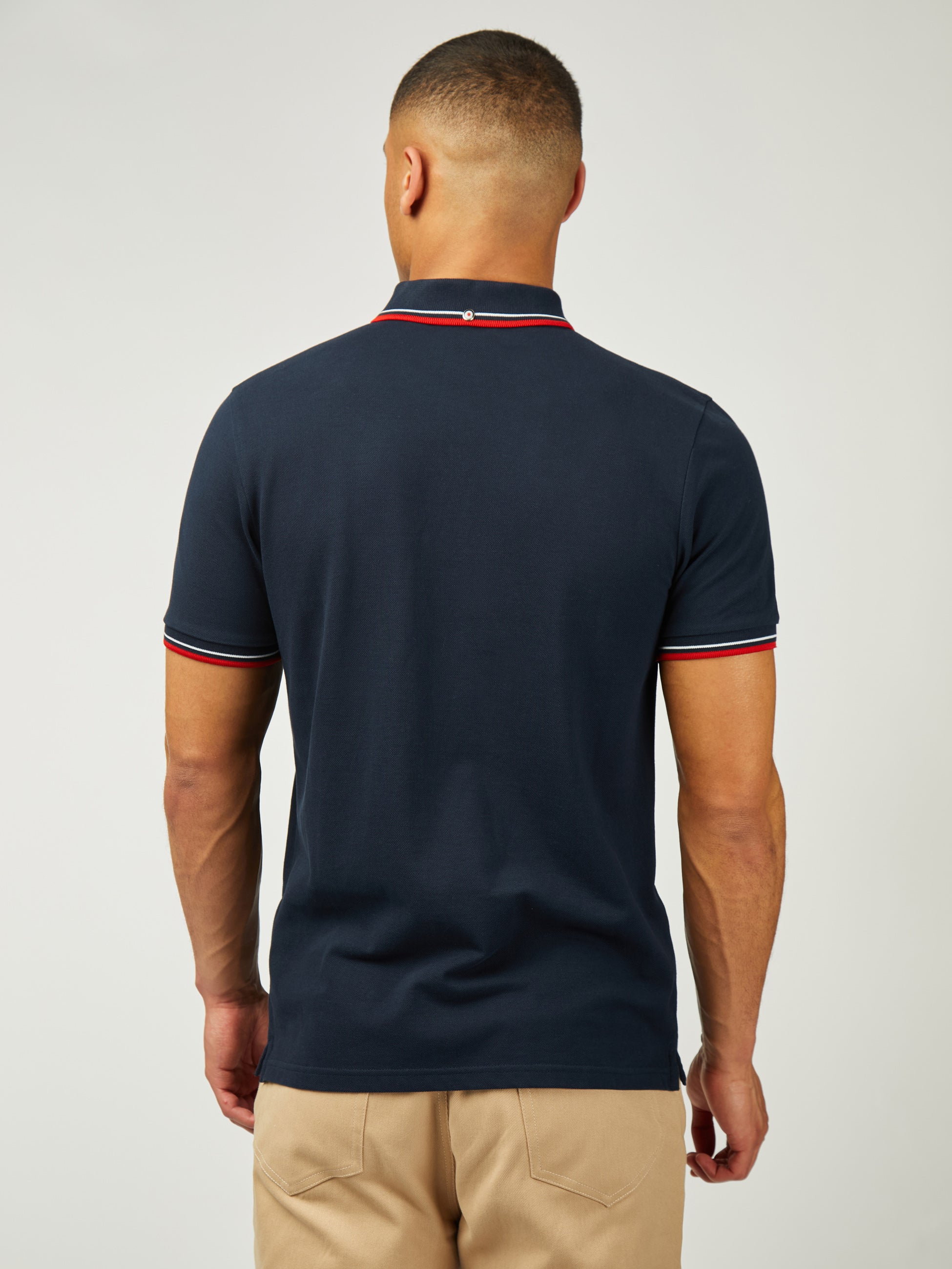 Signature Pique Polo - Dark Navy