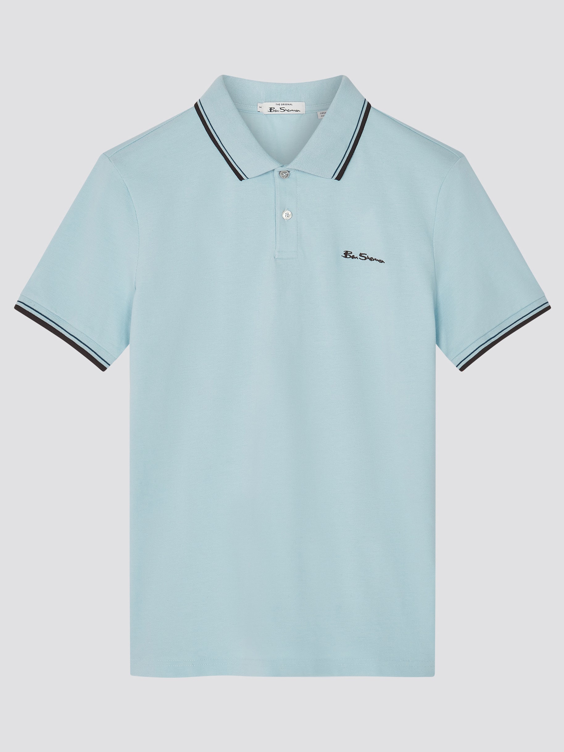 Signature Pique Polo - Sky