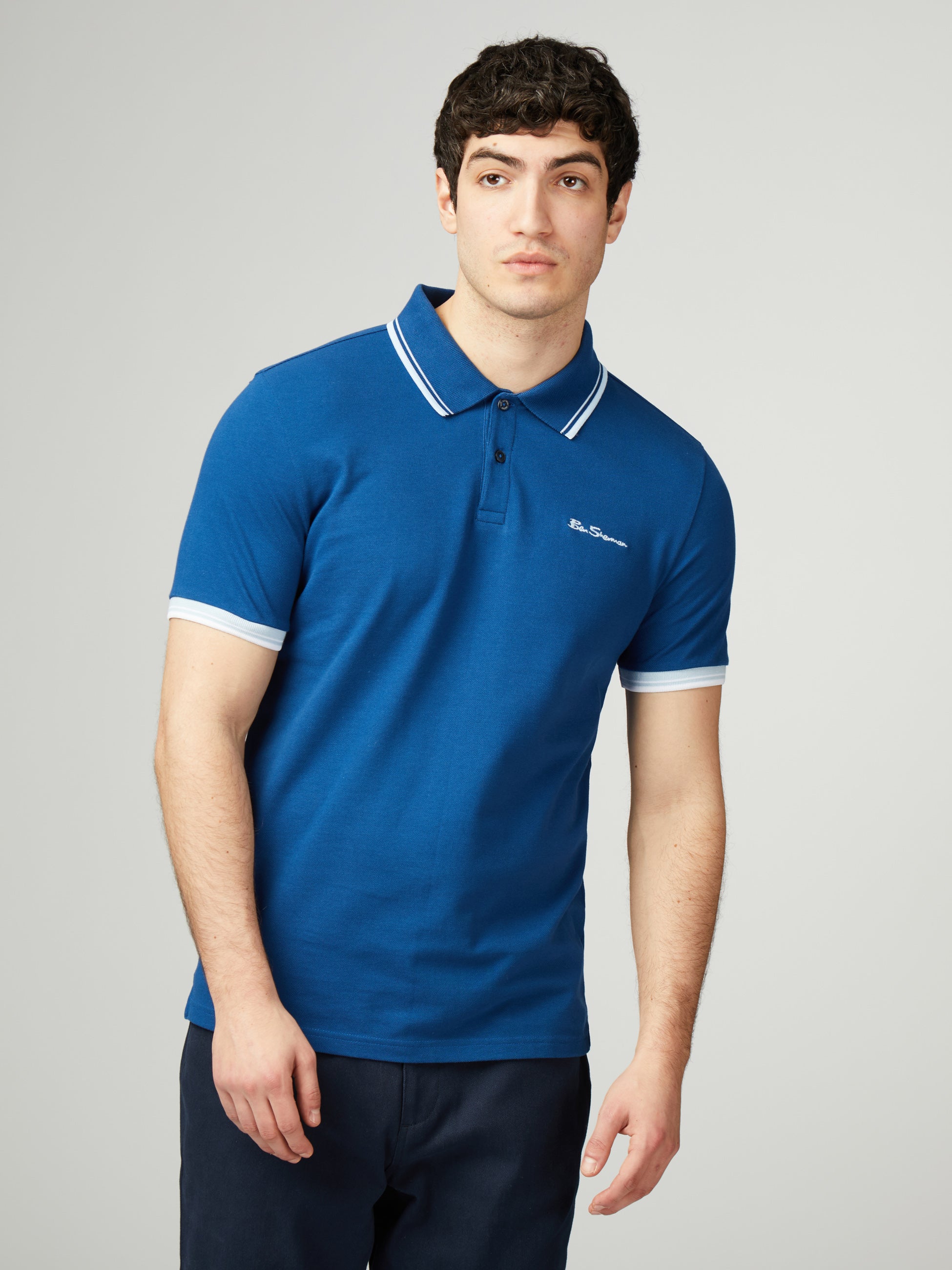 Signature Pique Polo - Royal Blue