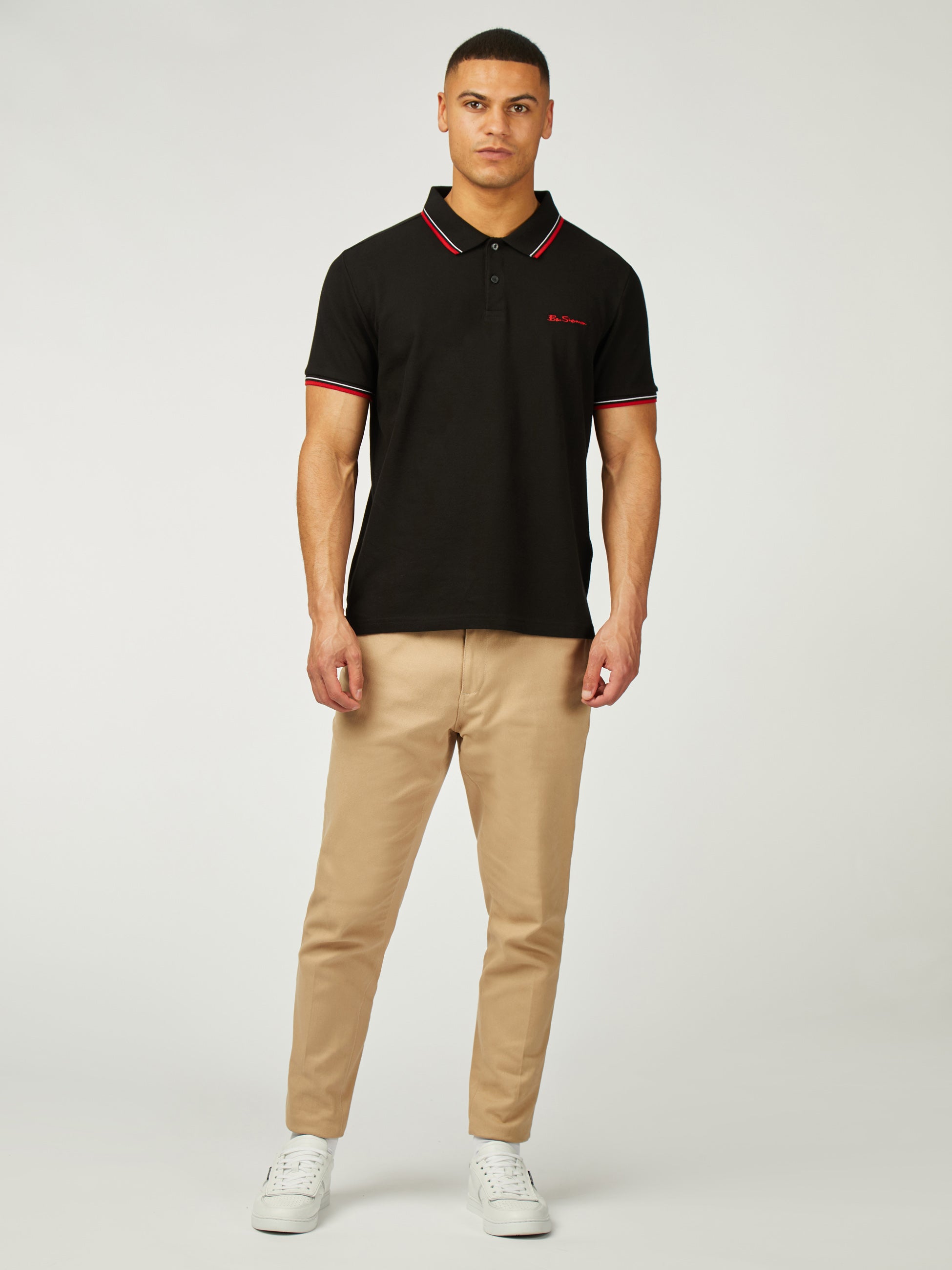 Signature Pique Polo - Black