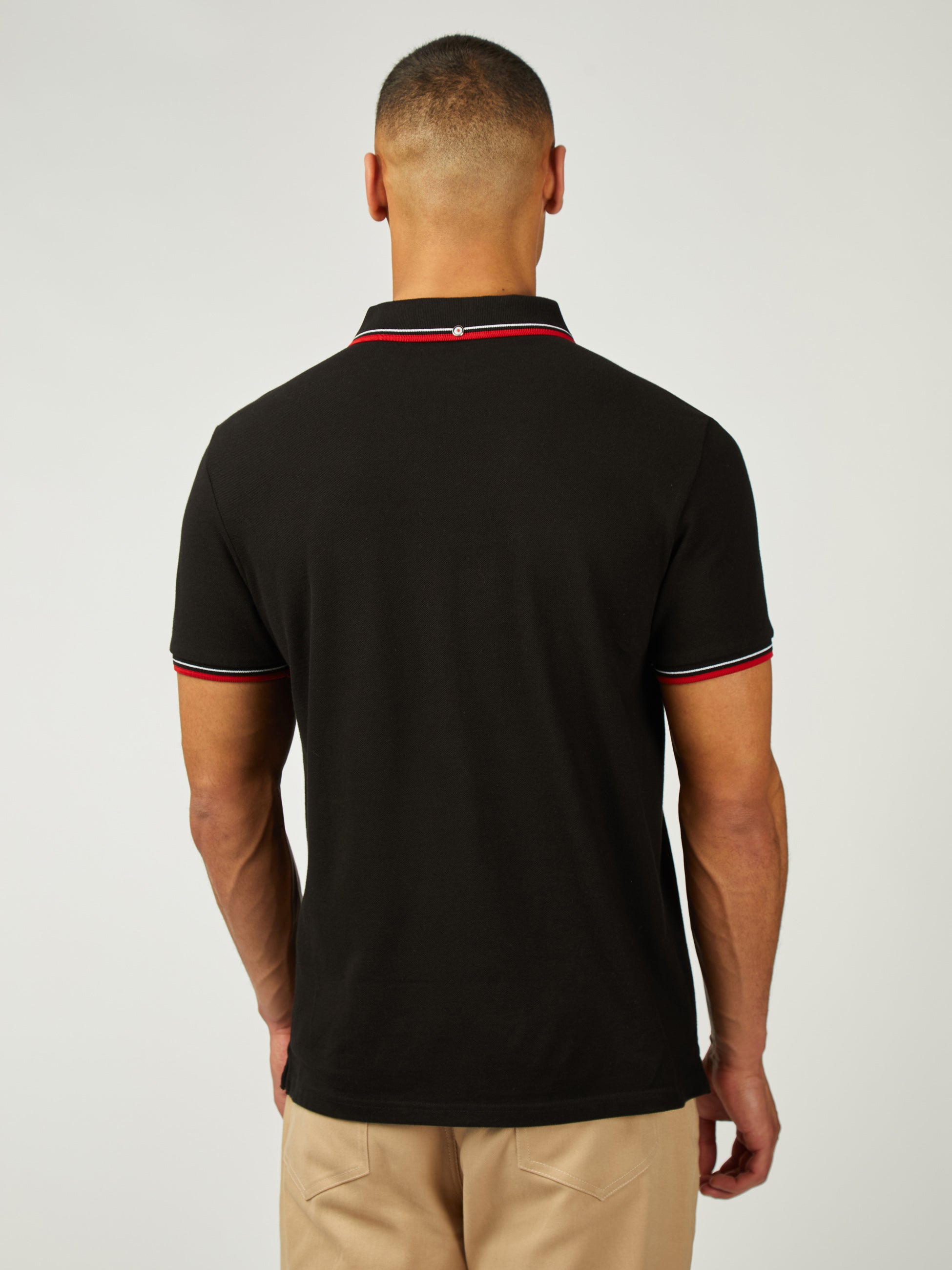 Signature Pique Polo - Black