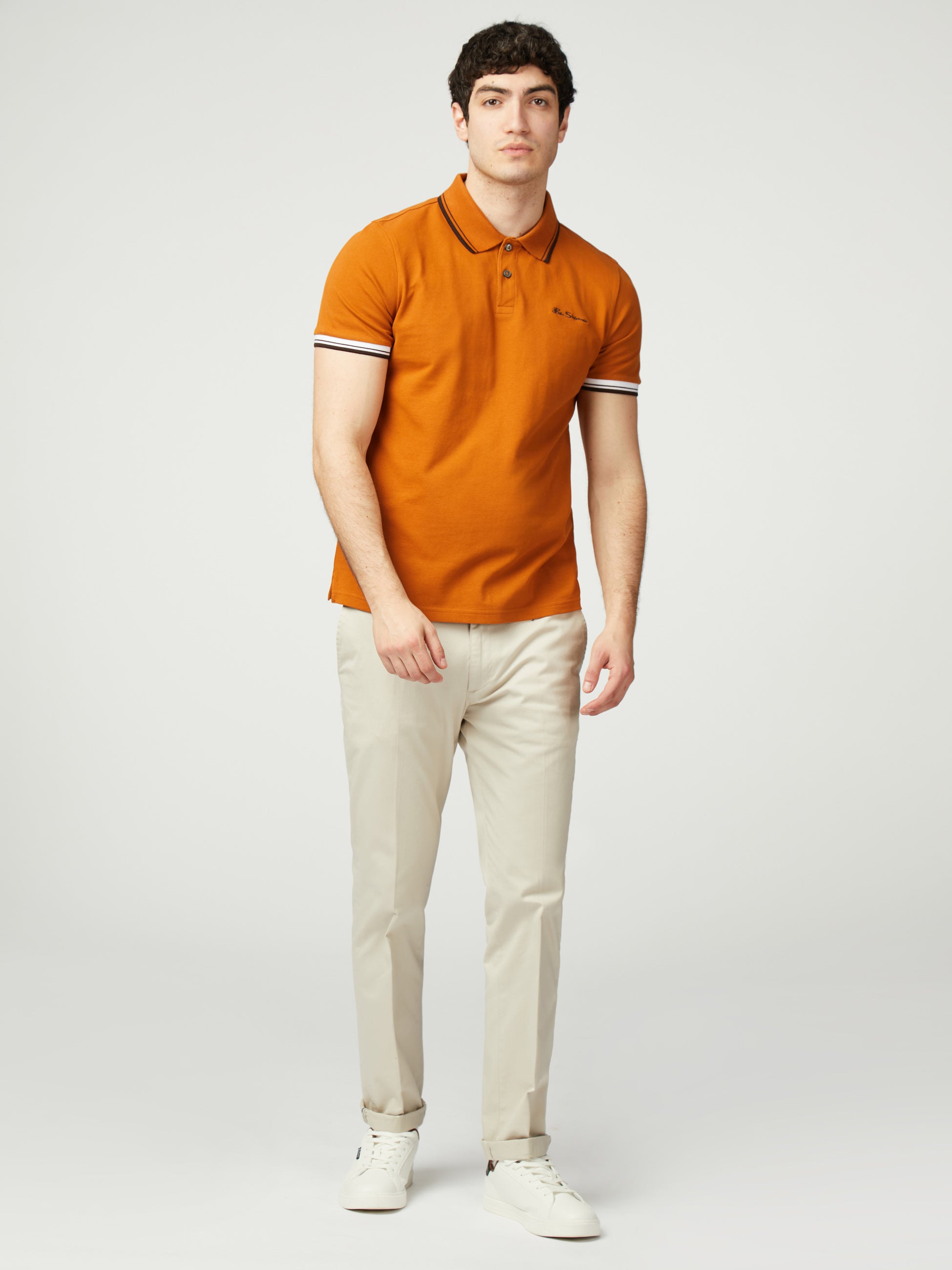 Signature Pique Polo - Orange