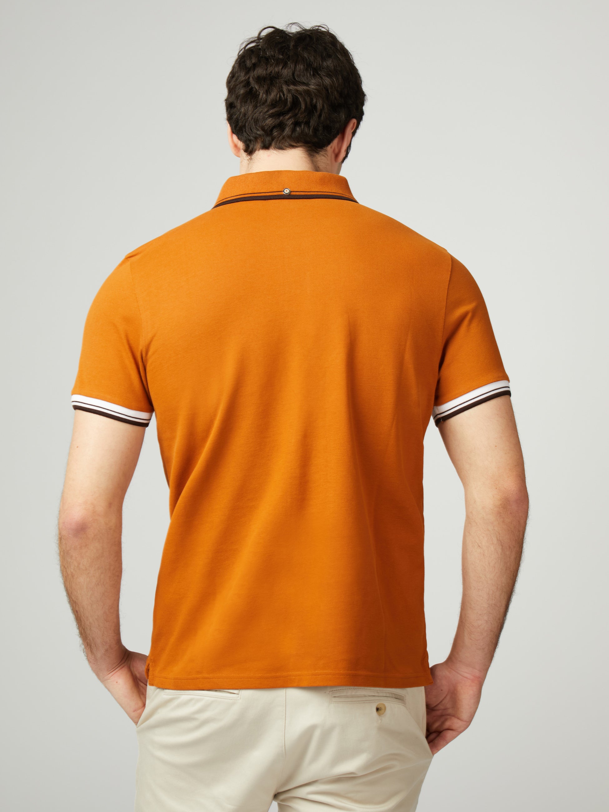 Signature Pique Polo - Orange