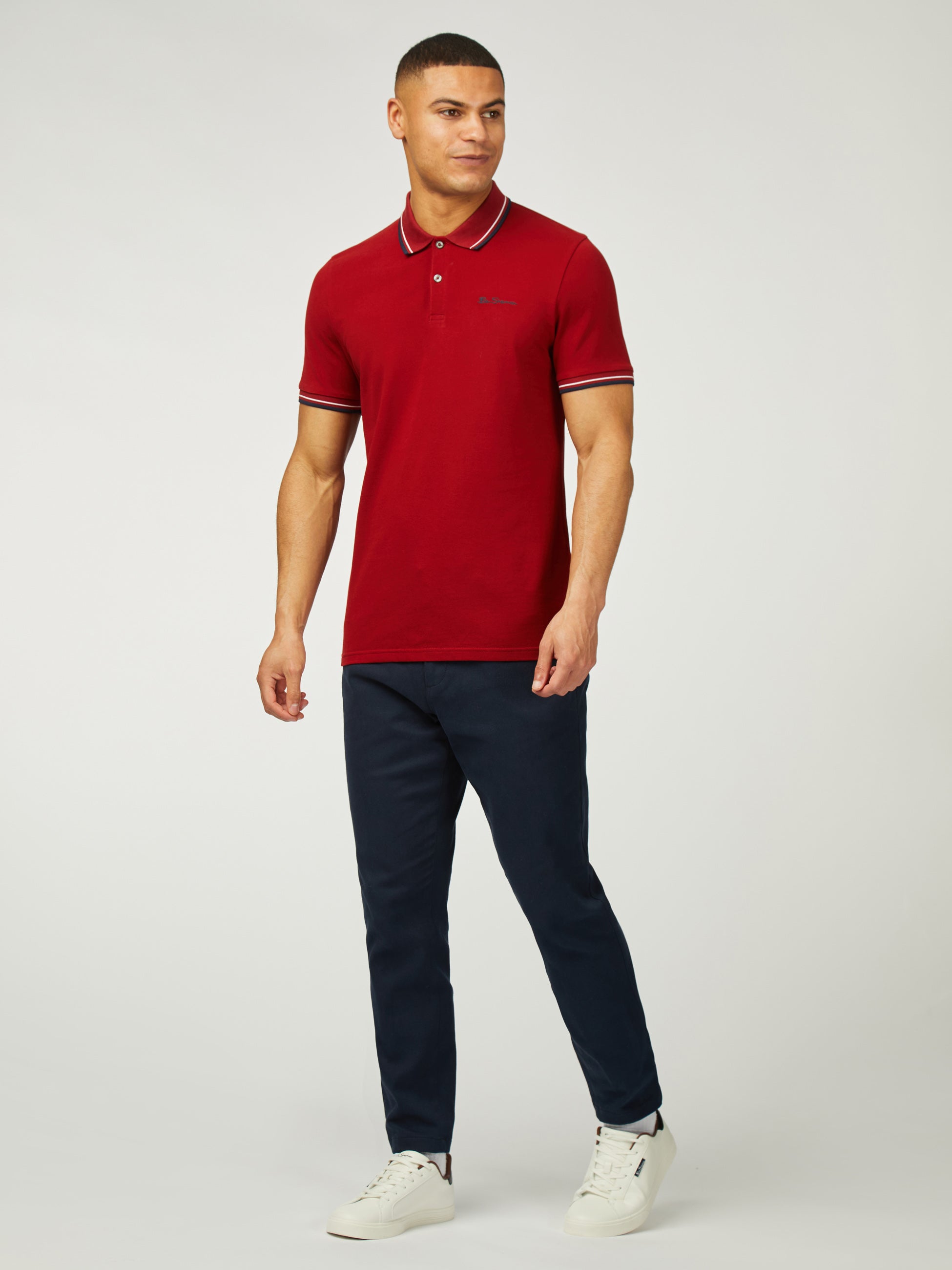 Signature Pique Polo - Red