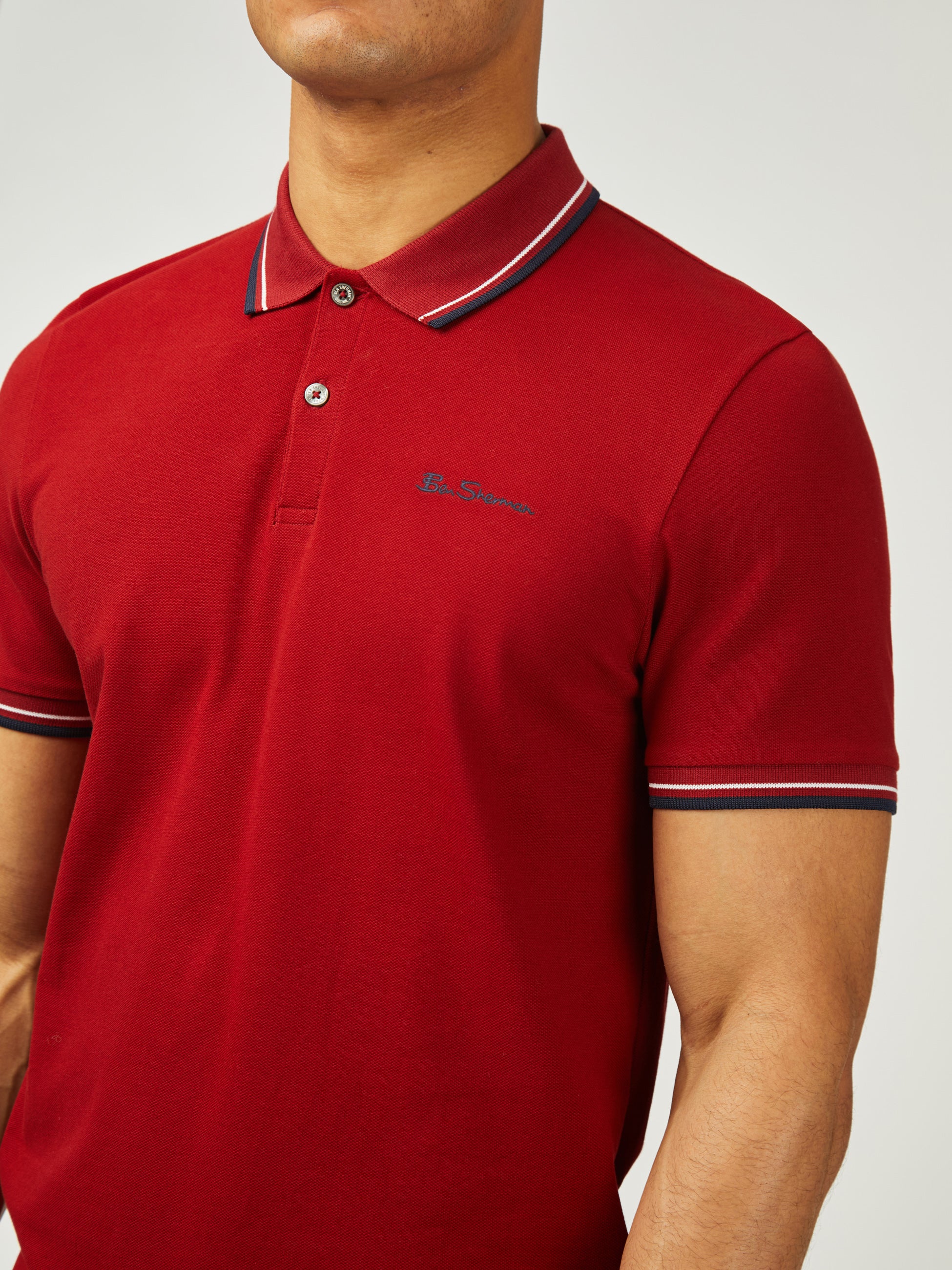 Signature Pique Polo - Red