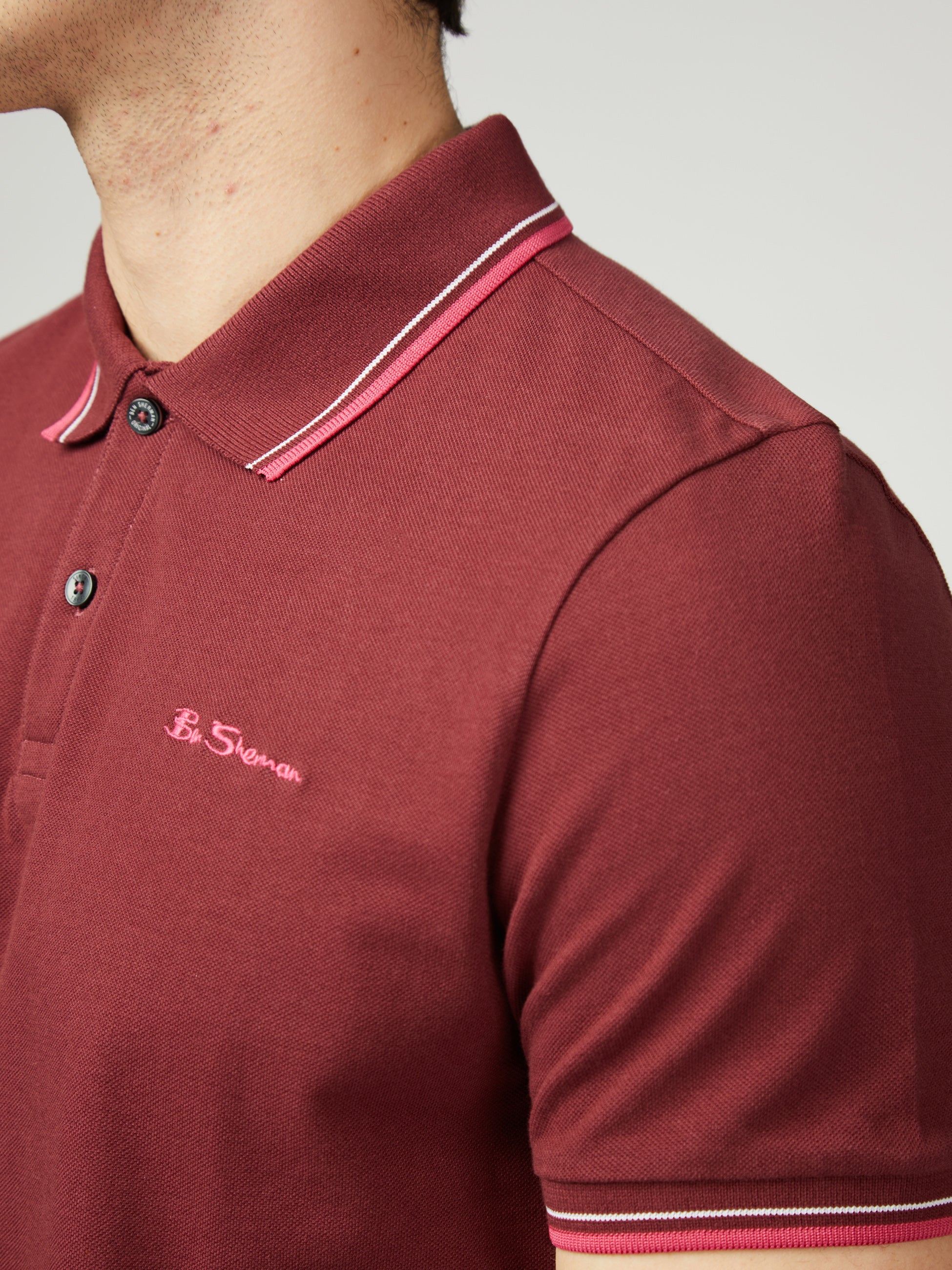 Signature Pique Polo - Wine