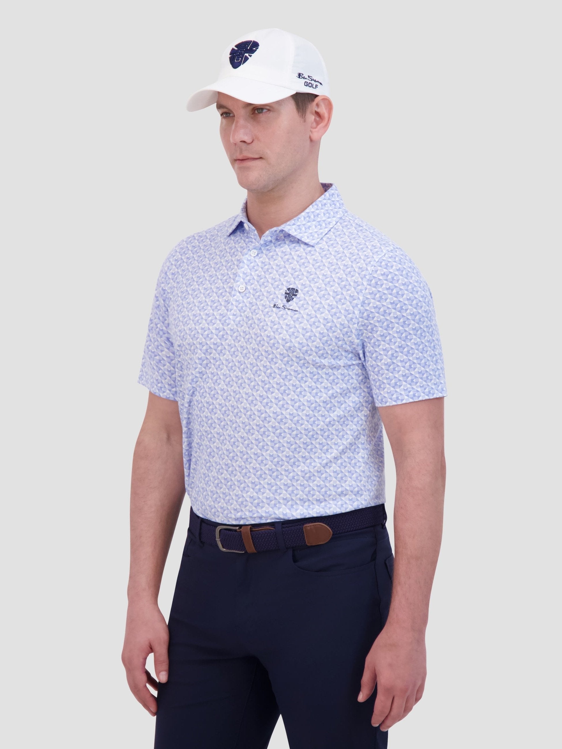 Optic Geo Tech Terry Polo - Placid Blue