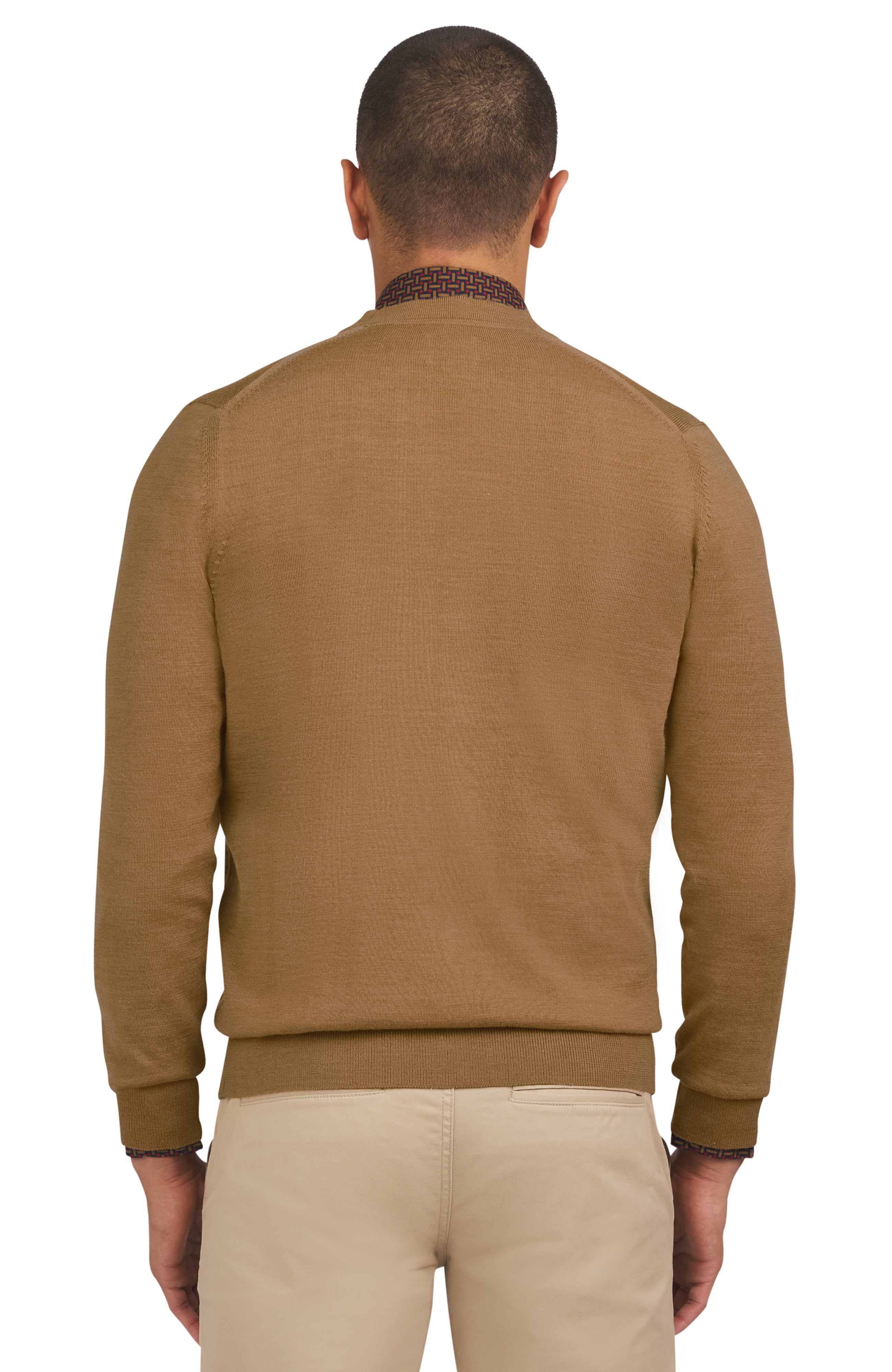 Merino Cardigan - Light Brown