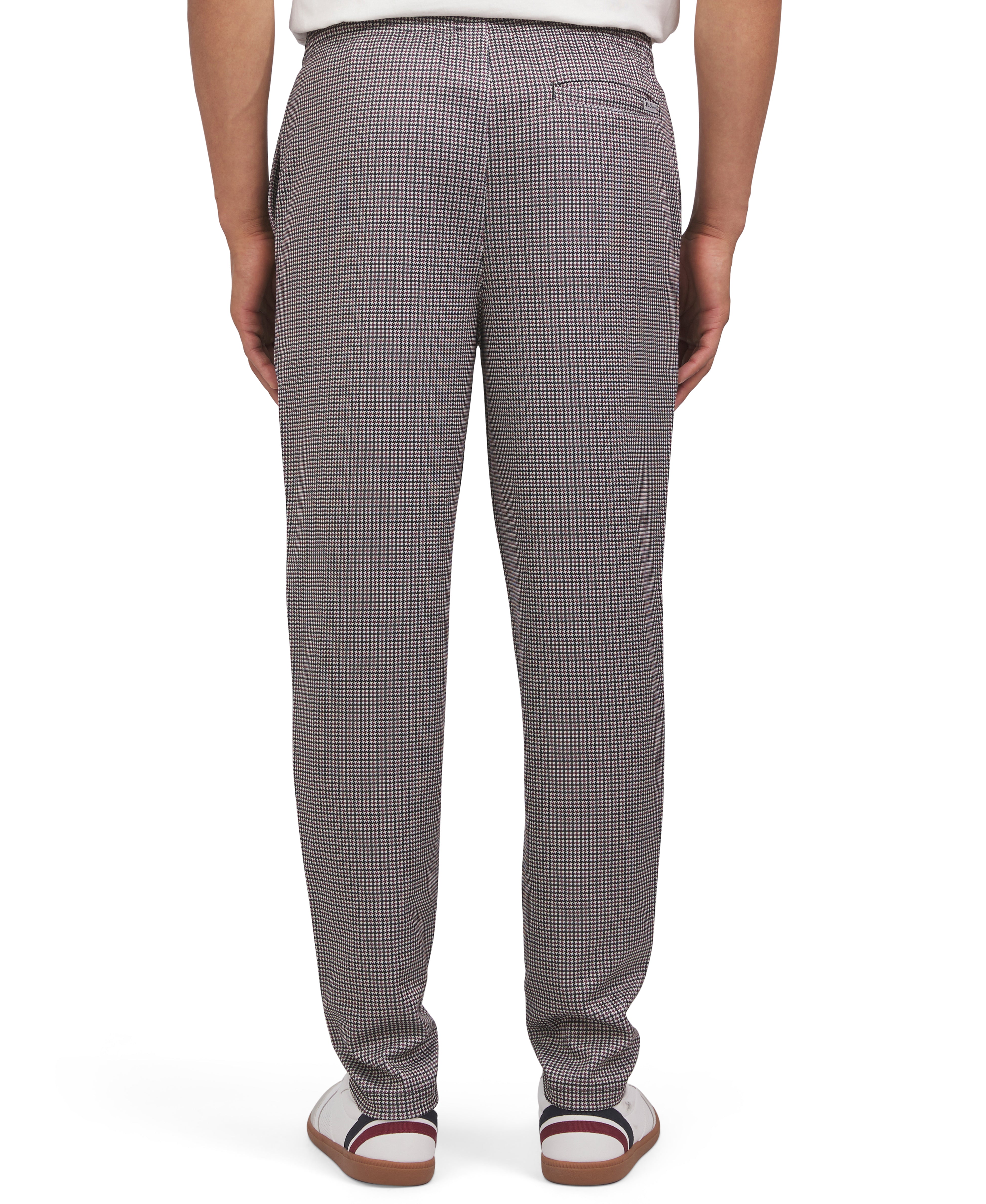 Houndstooth Tricot Track Pant - Tofu