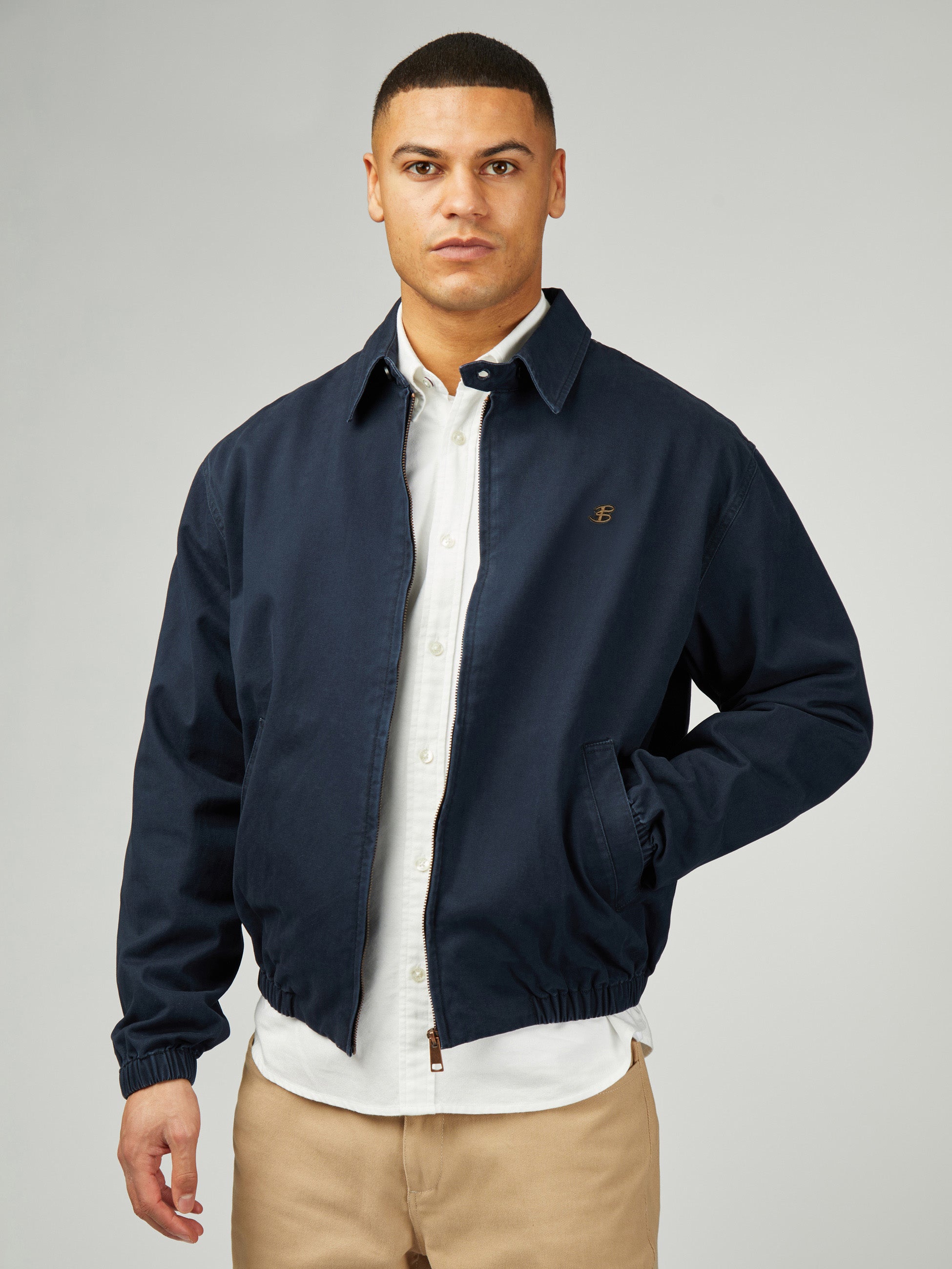 B By Ben Sherman Sports Blouson - Dark Navy