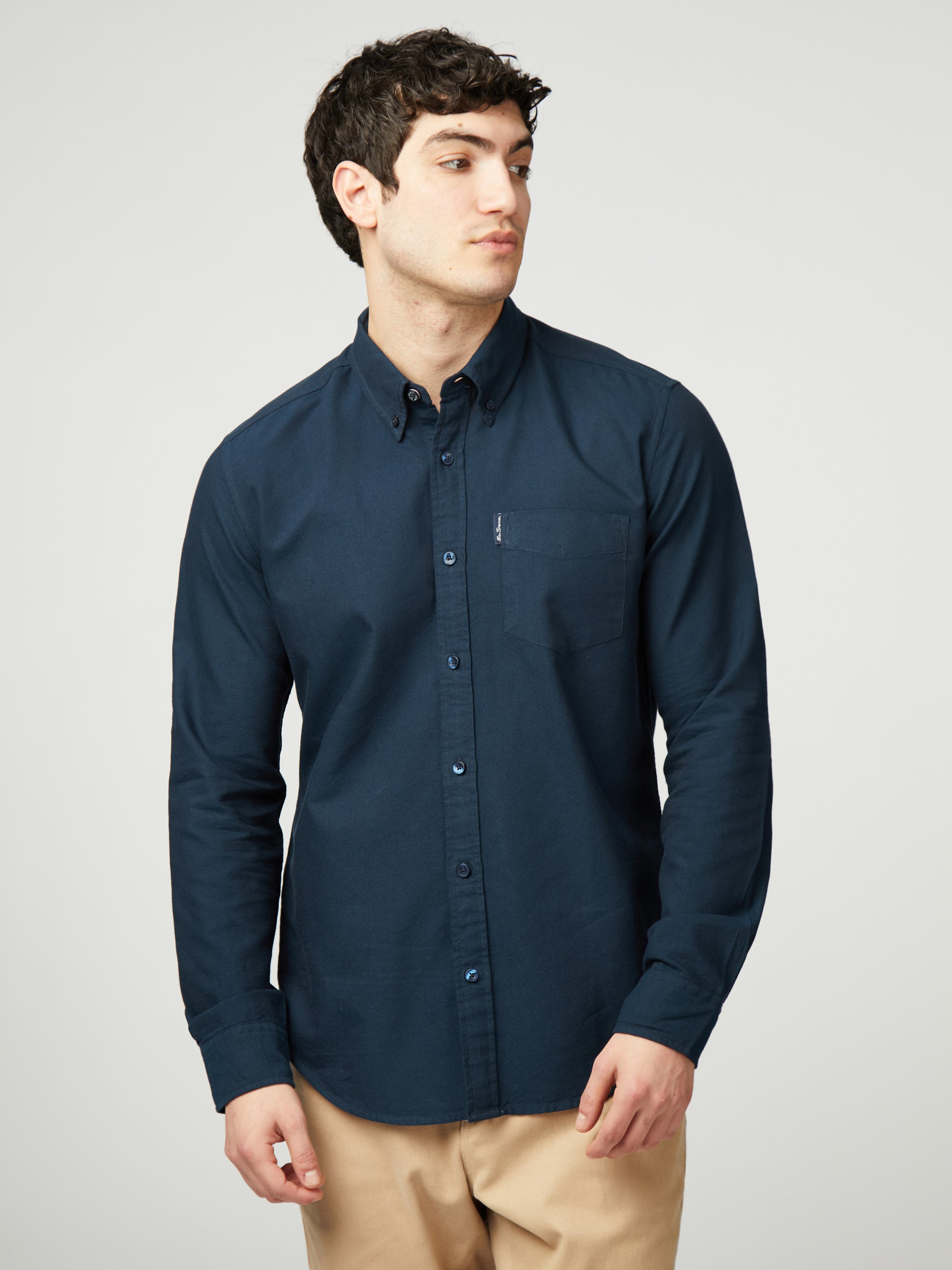 Signature Oxford Long Sleeve - Dark Navy