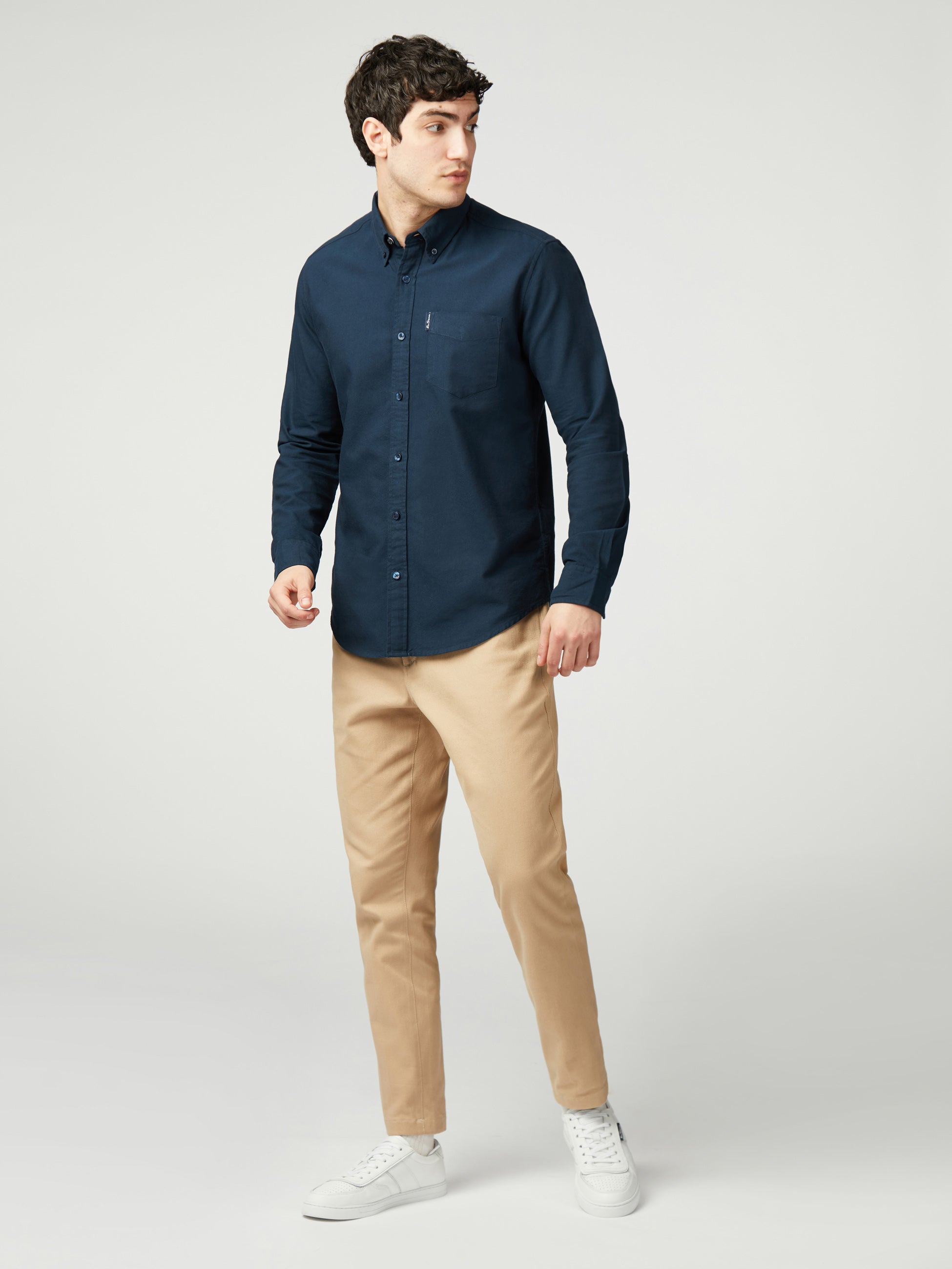 Signature Oxford Long Sleeve - Dark Navy