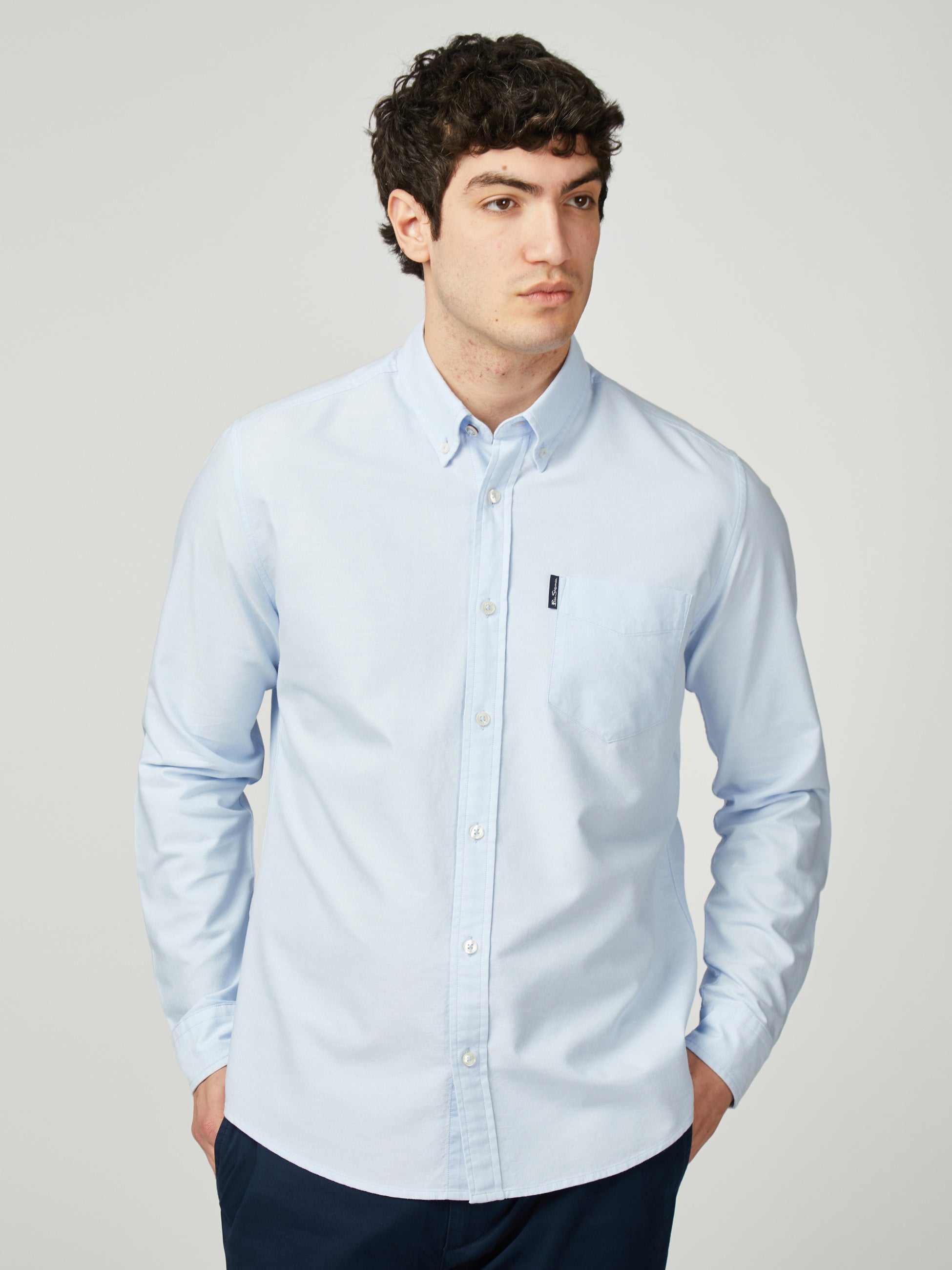 Signature Oxford Long Sleeve - Sky