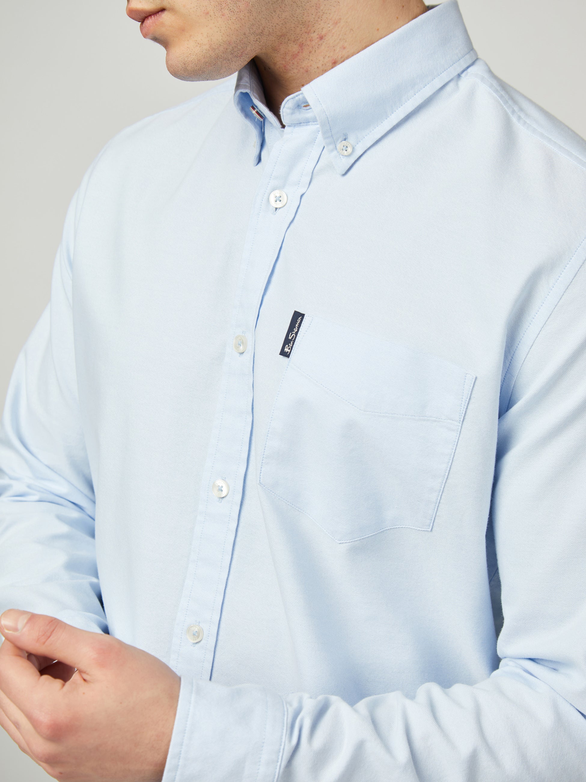 Signature Oxford Long Sleeve - Sky