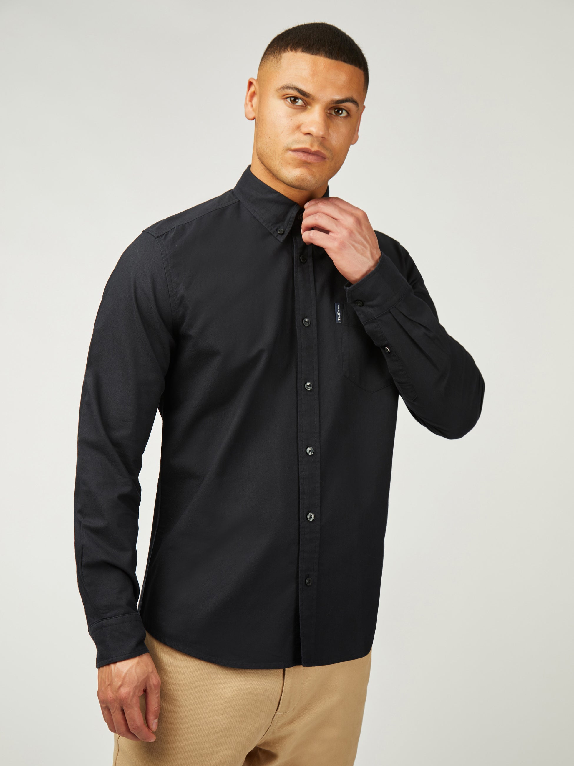 Signature Oxford Long Sleeve - Black