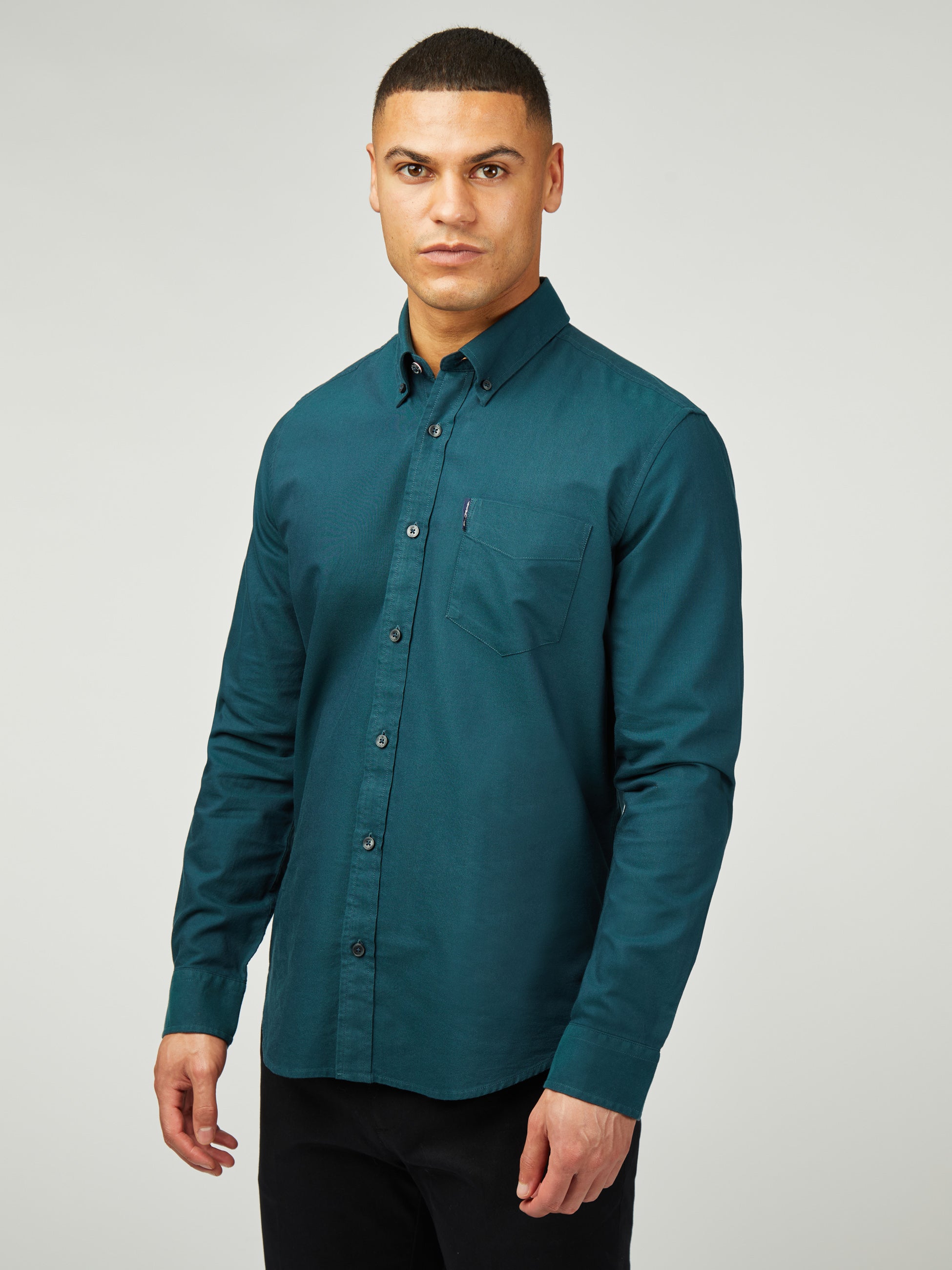 Signature Oxford Long Sleeve - Jade