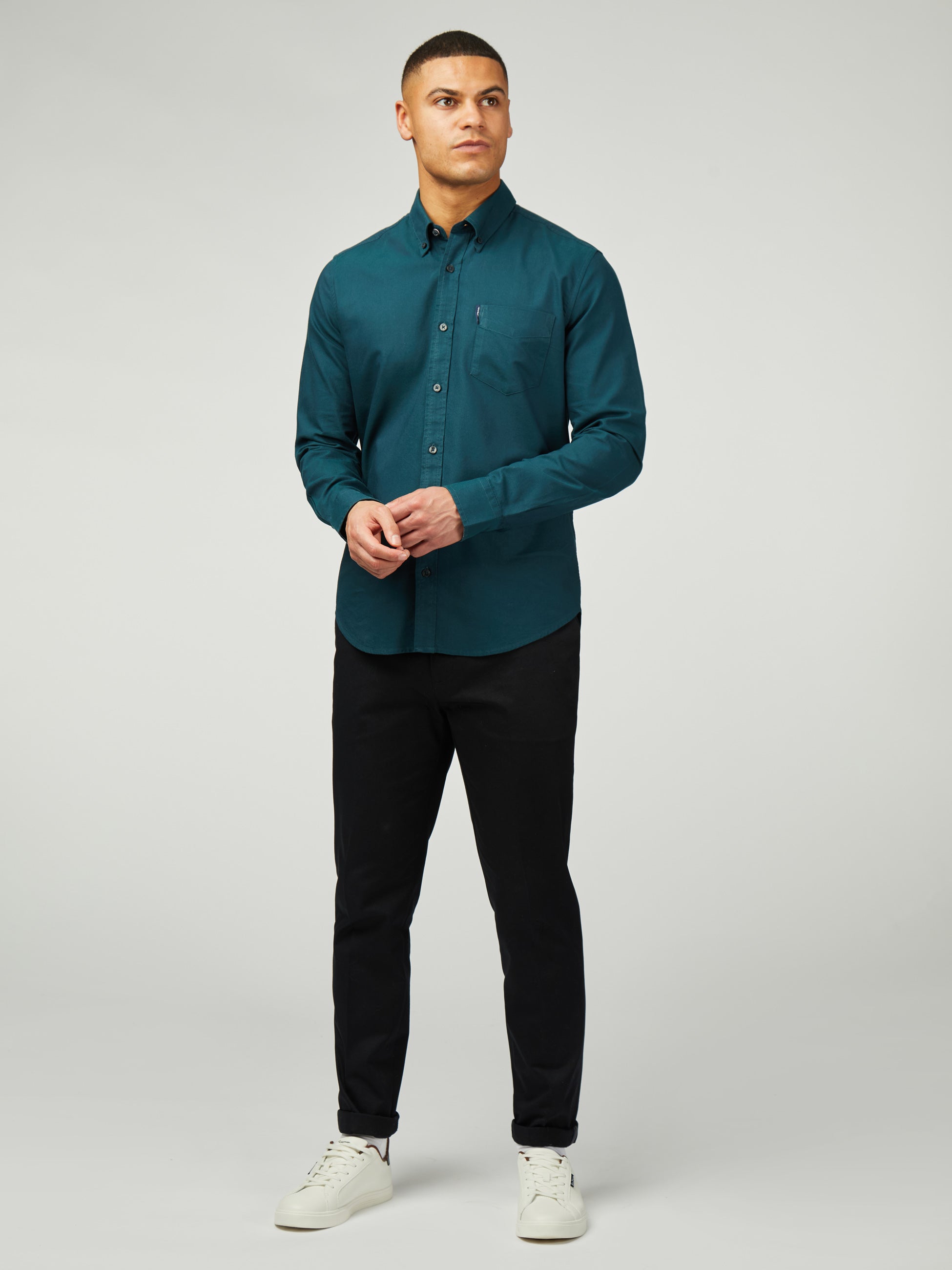 Signature Oxford Long Sleeve - Jade