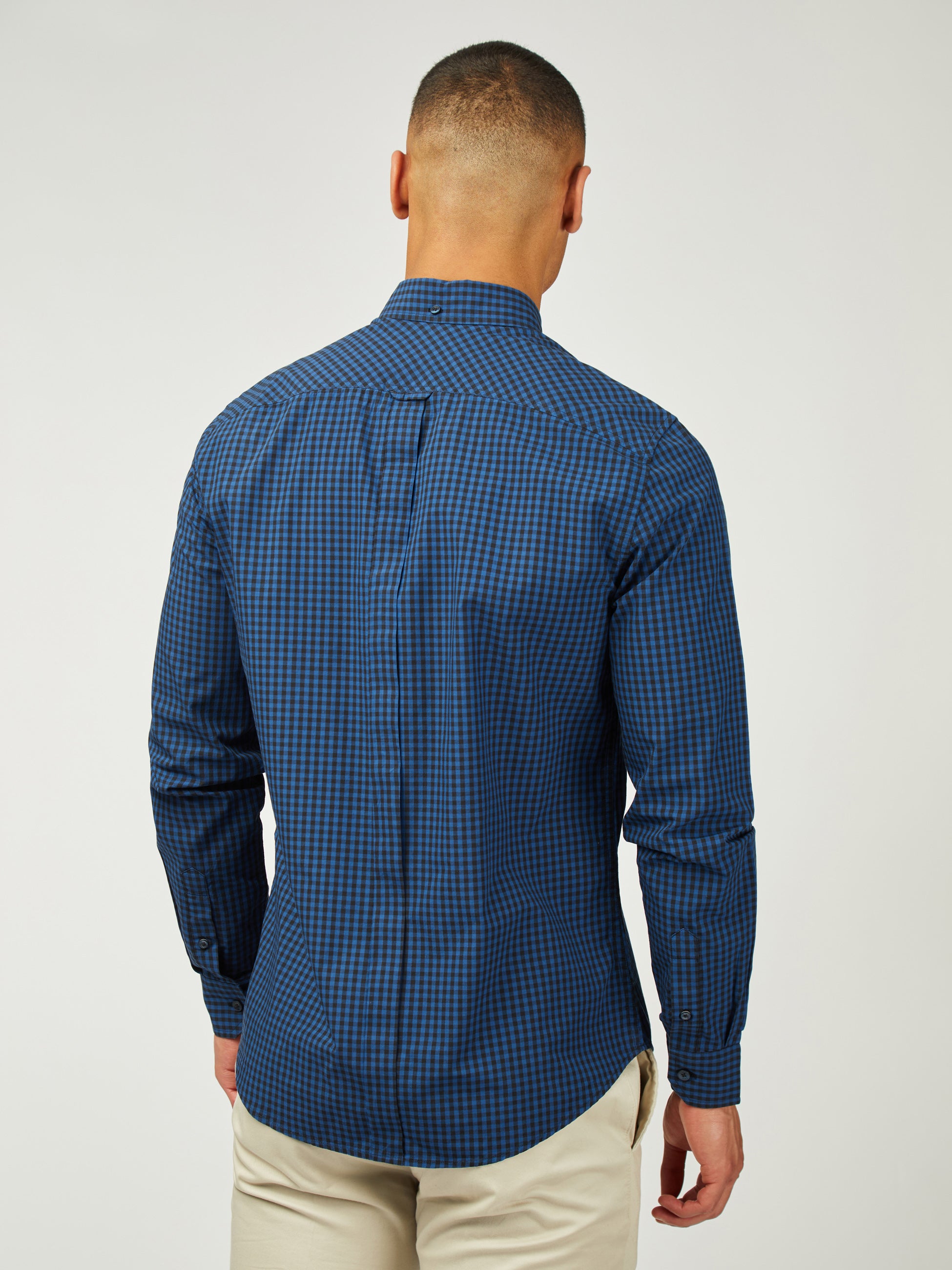 Signature Gingham Long Sleeve - Royal Blue