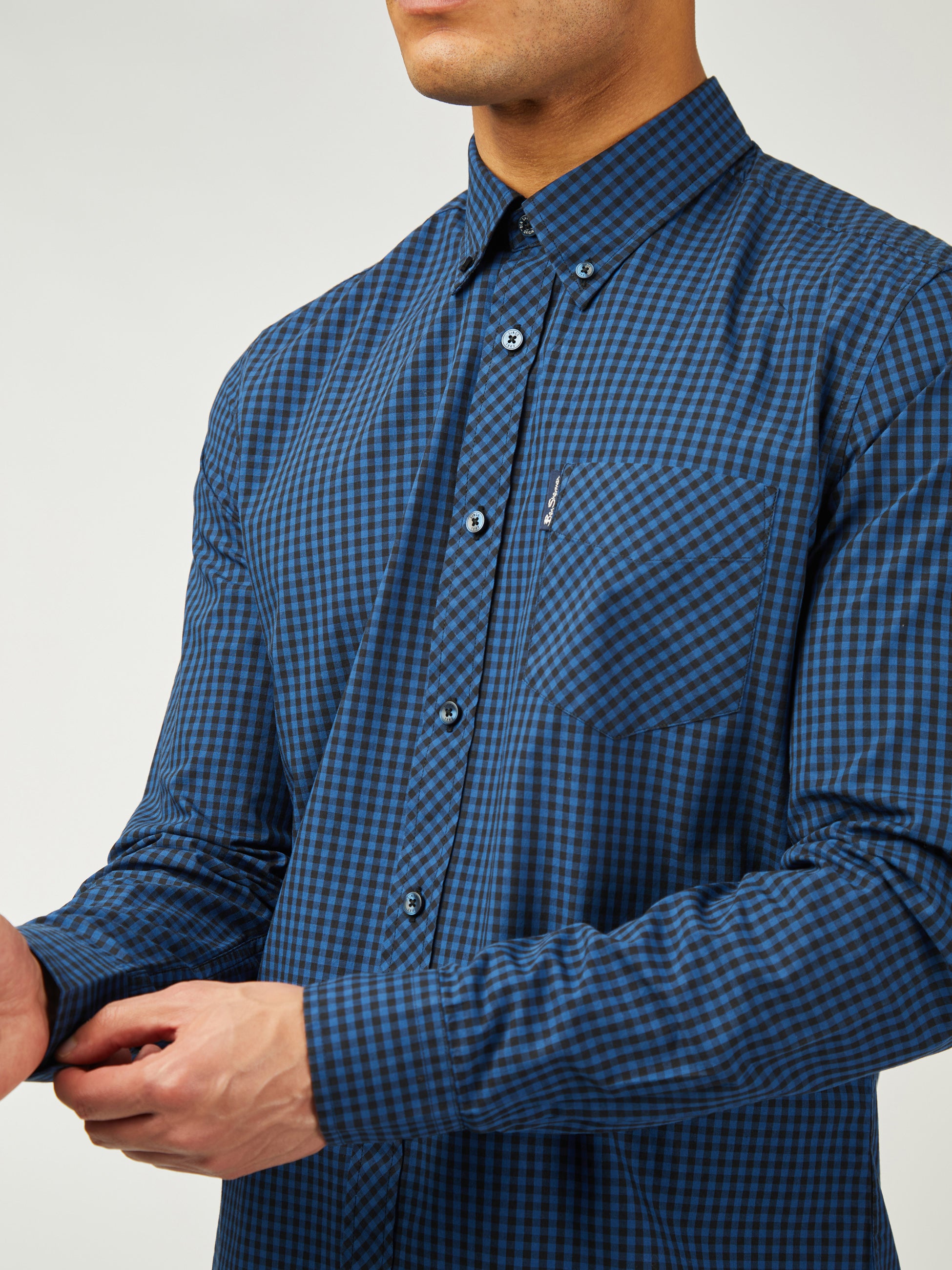 Signature Gingham Long Sleeve - Royal Blue