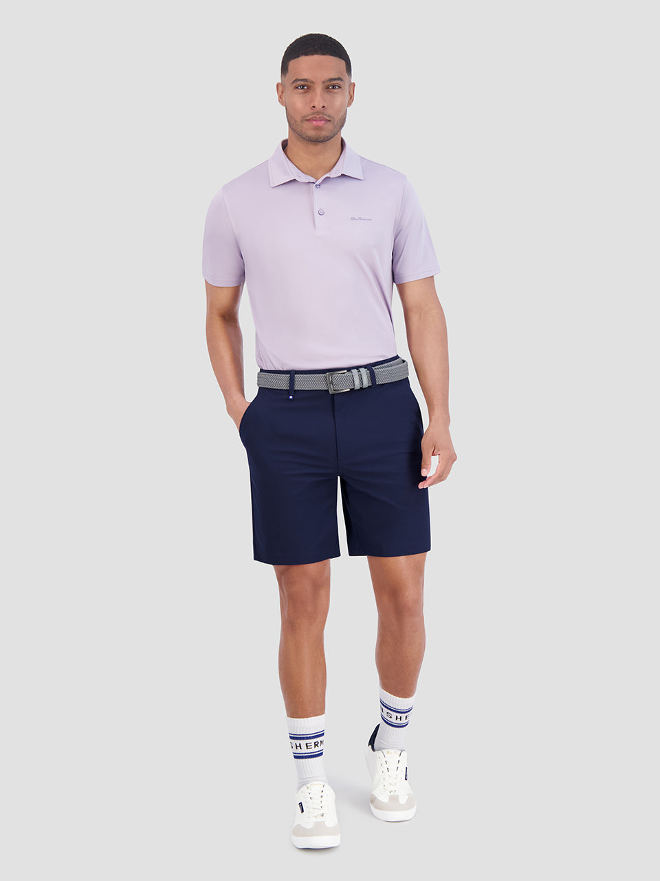 Solid Air Pique Sports Fit Polo - Orchid