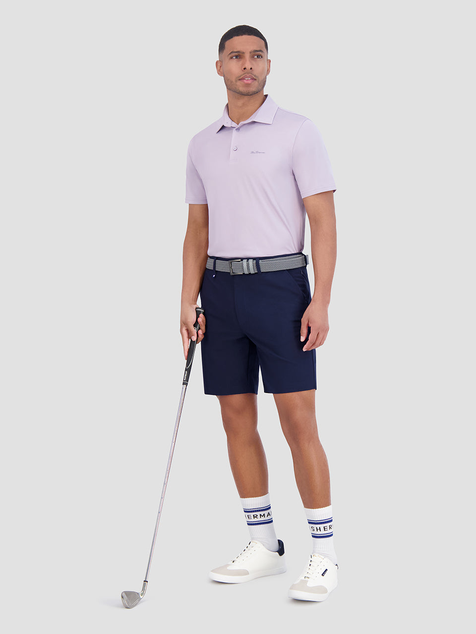 Solid Air Pique Sports Fit Polo - Orchid