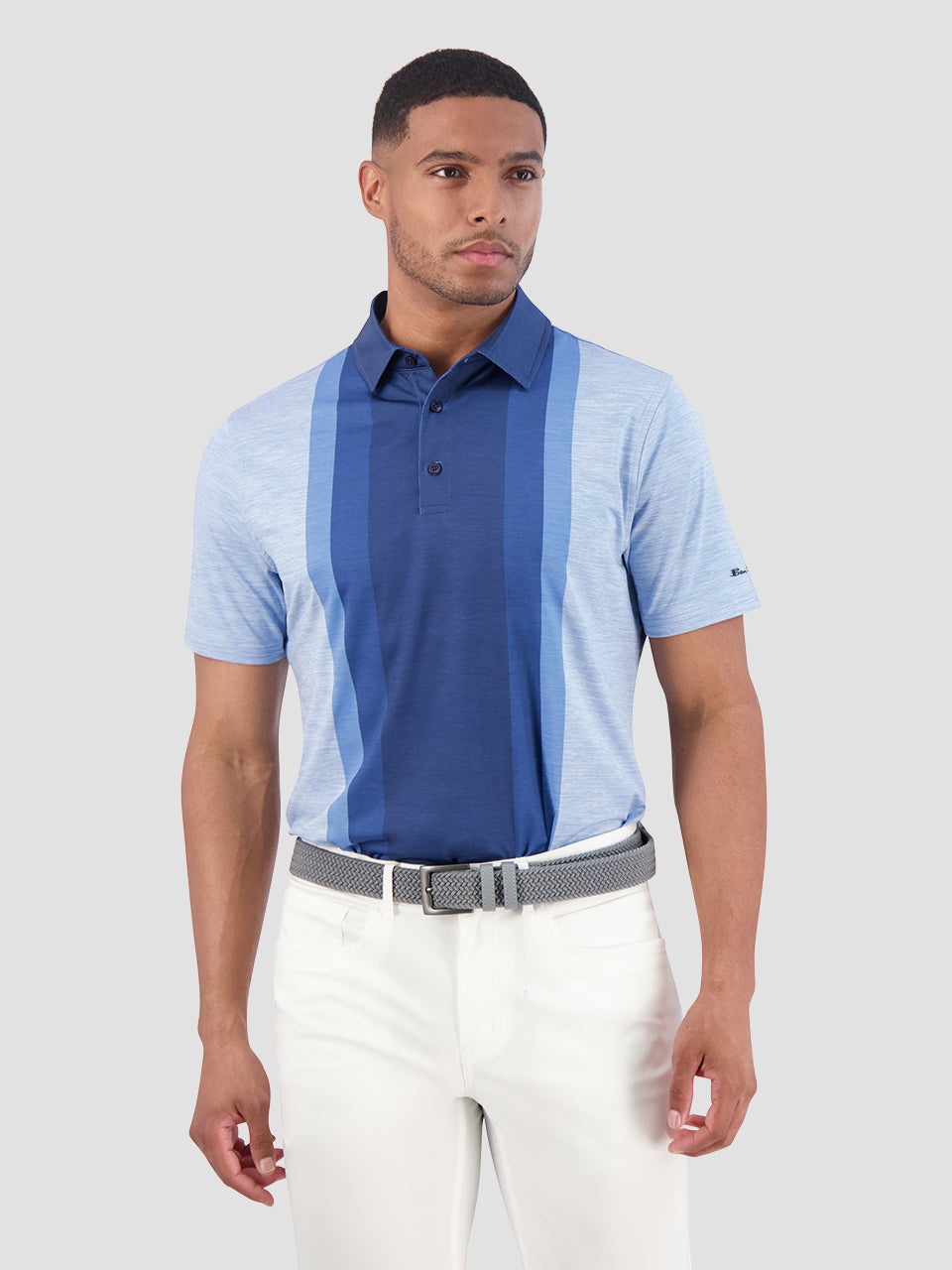 Vertical Stripes Polo - Blue