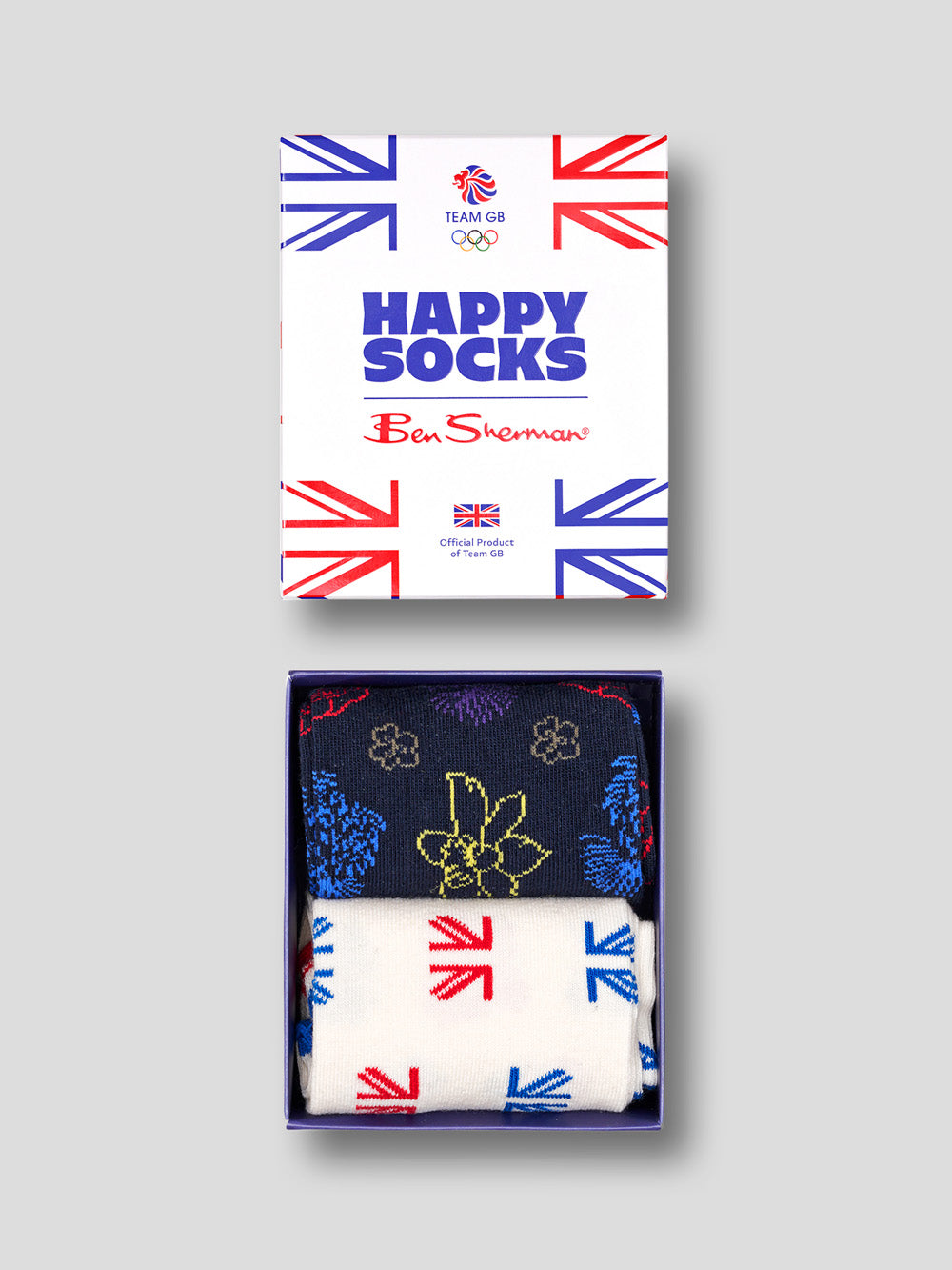 The Champions Happy Socks 2 Pack Gift Box