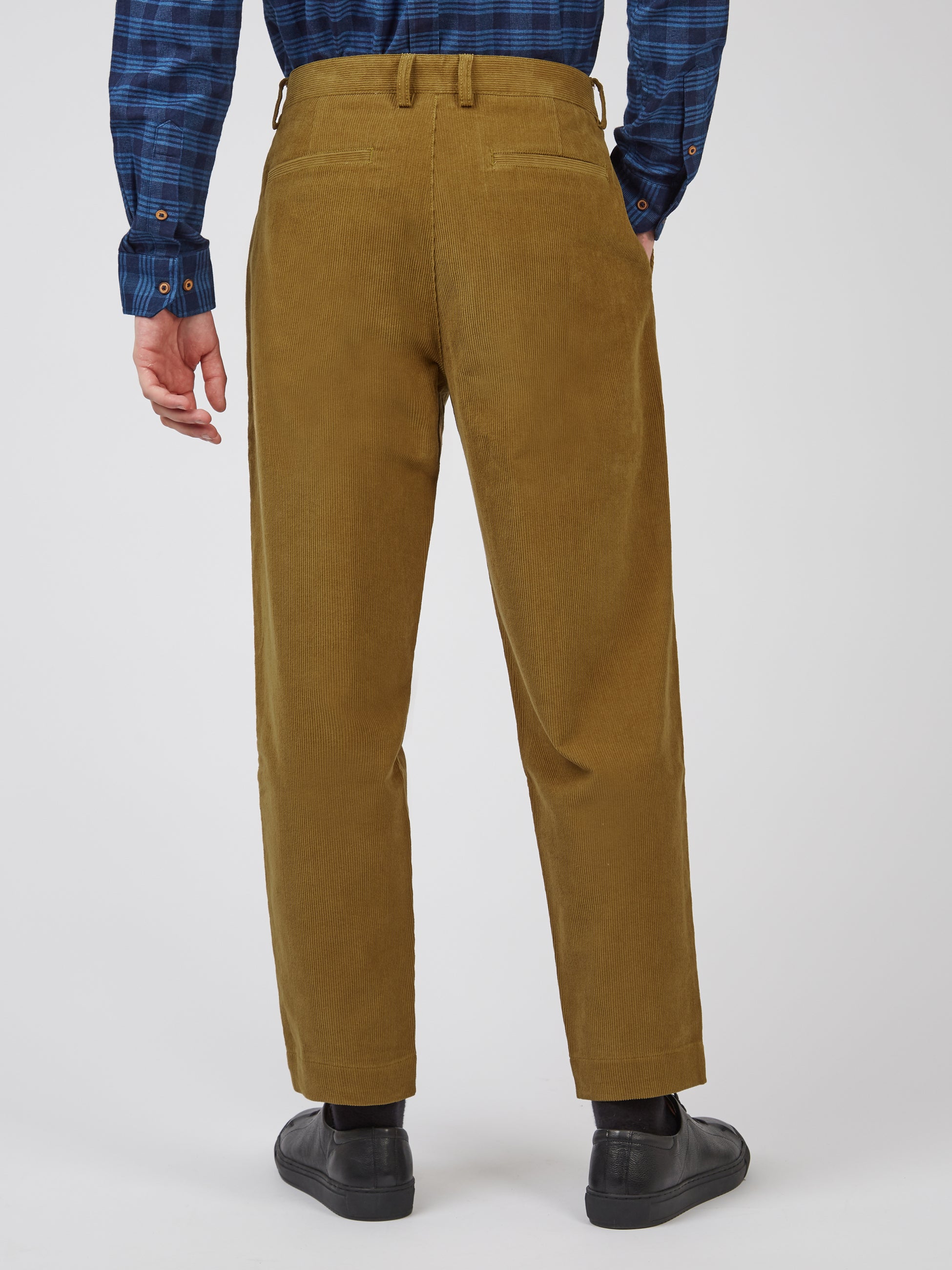 Tapered Corduroy Trouser - Bronze