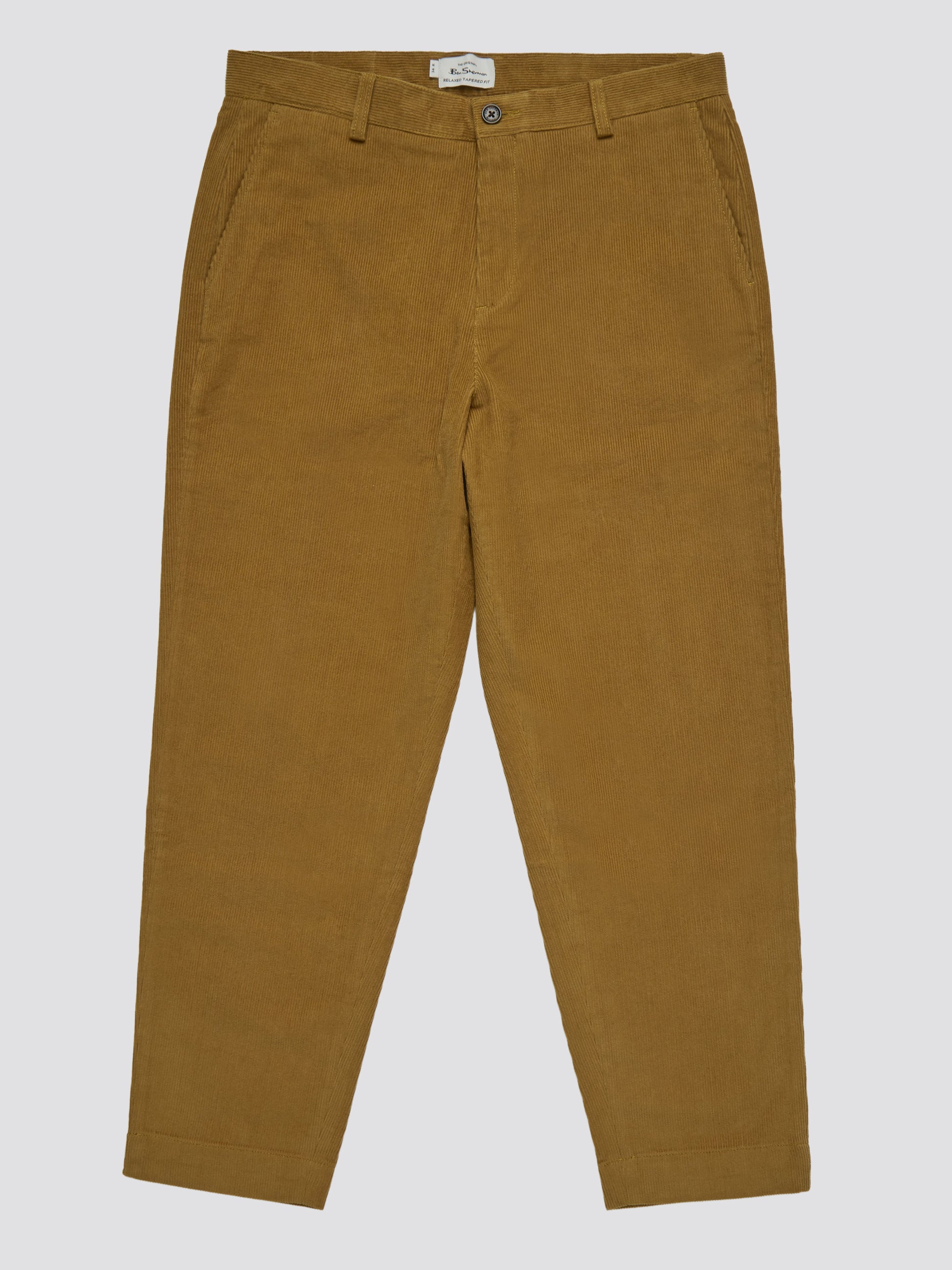 Tapered Corduroy Trouser - Bronze