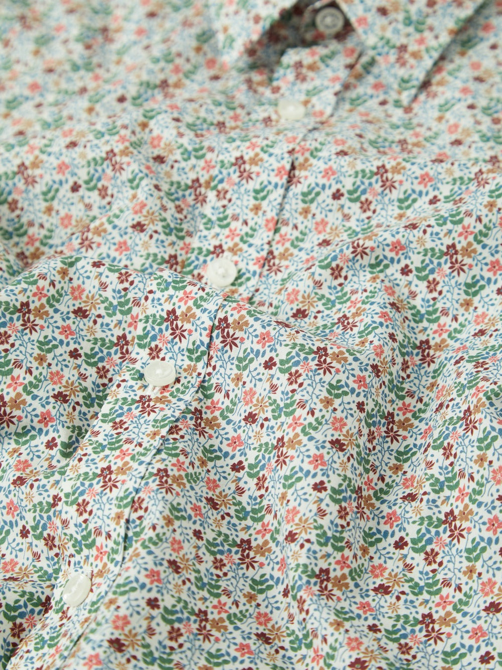Floral Print Long-Sleeve Shirt - Ben Sherman