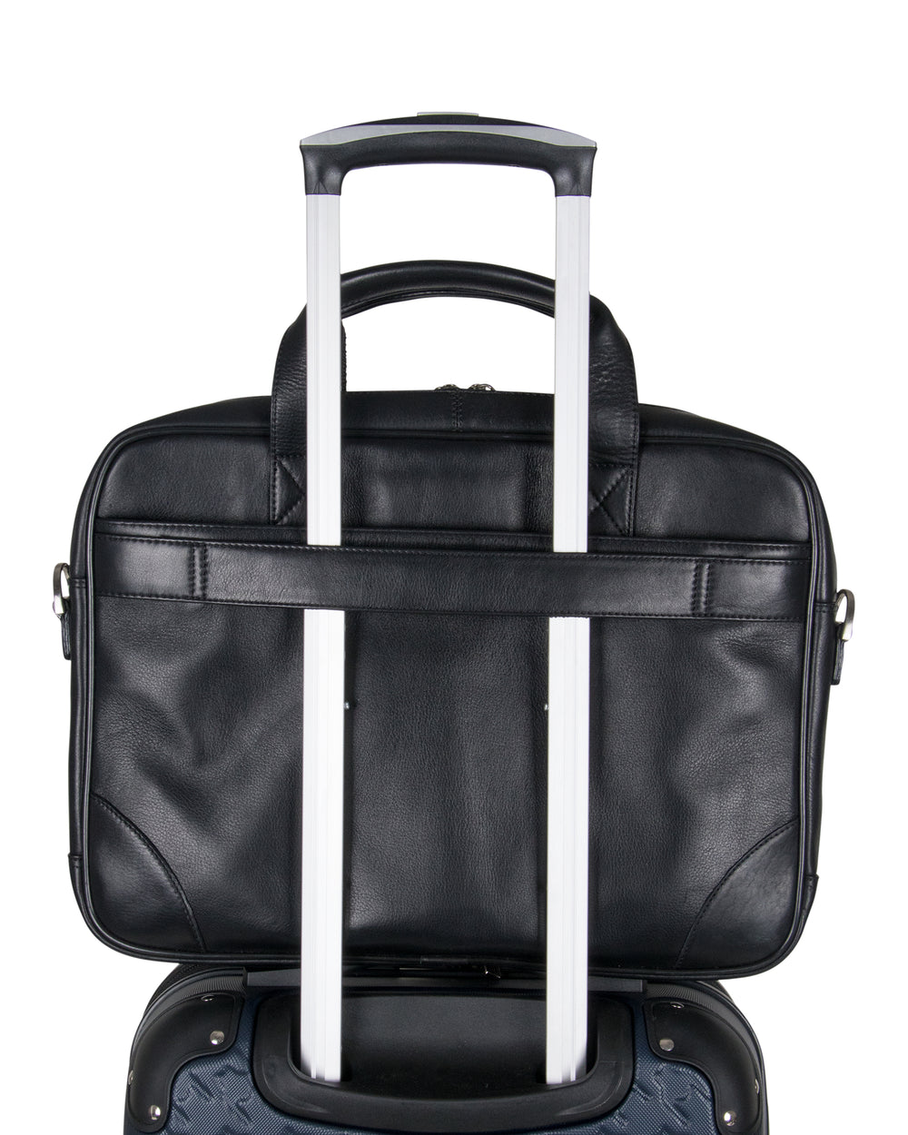 Karino Leather 15 Computer / Travel Messenger Bag - Brown - Ben Sherman
