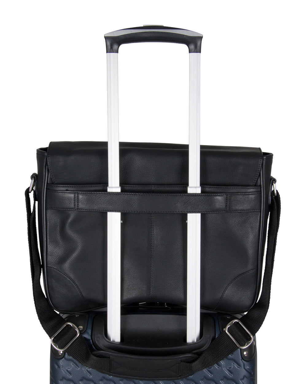Karino Leather 15 Computer / Travel Messenger Bag - Brown - Ben Sherman