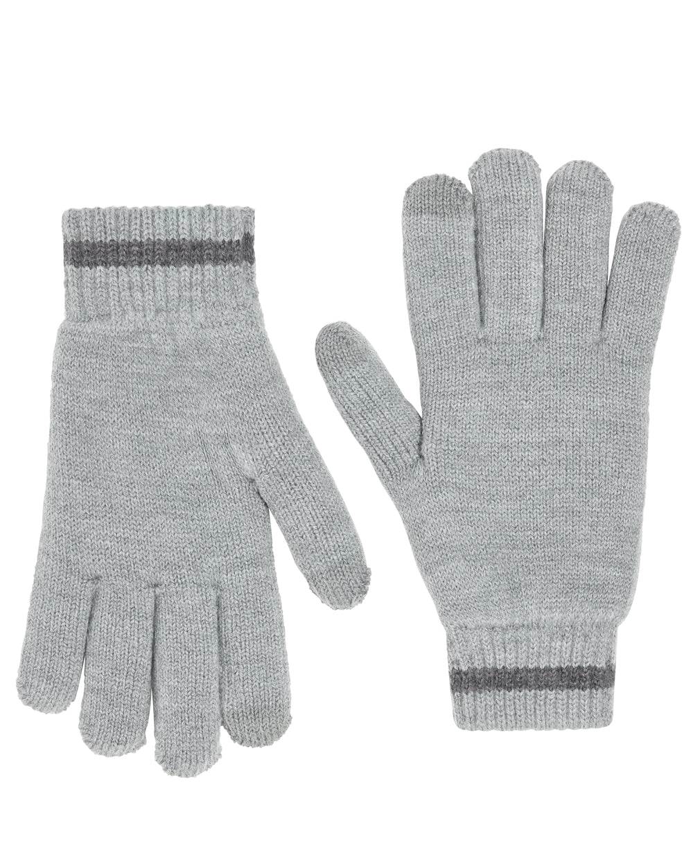 Charcoal Ben - Gloves Knit Sherman - Chenille-Lined