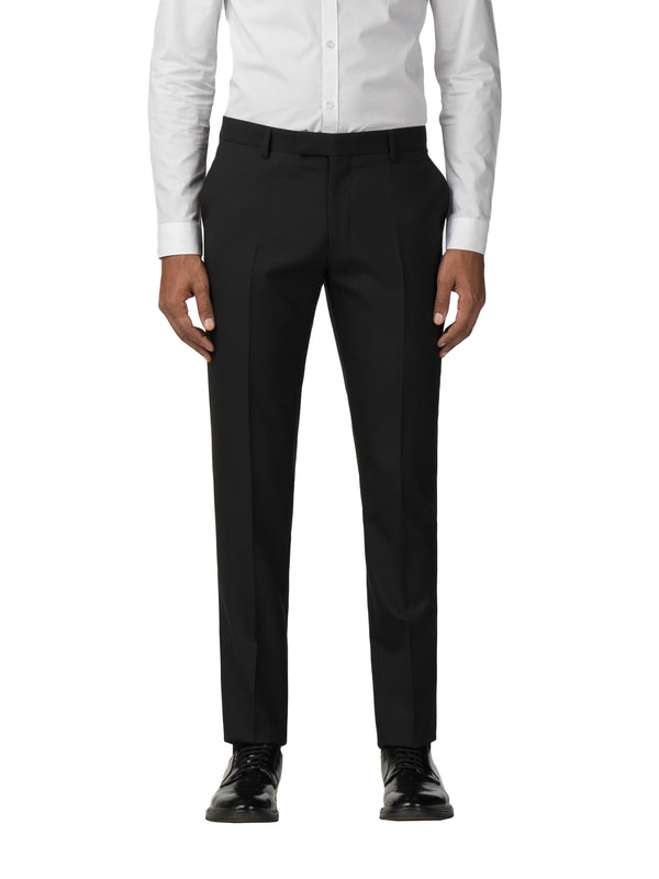 Jack & Jones Black Skinny Fit Suit Trousers | New Look