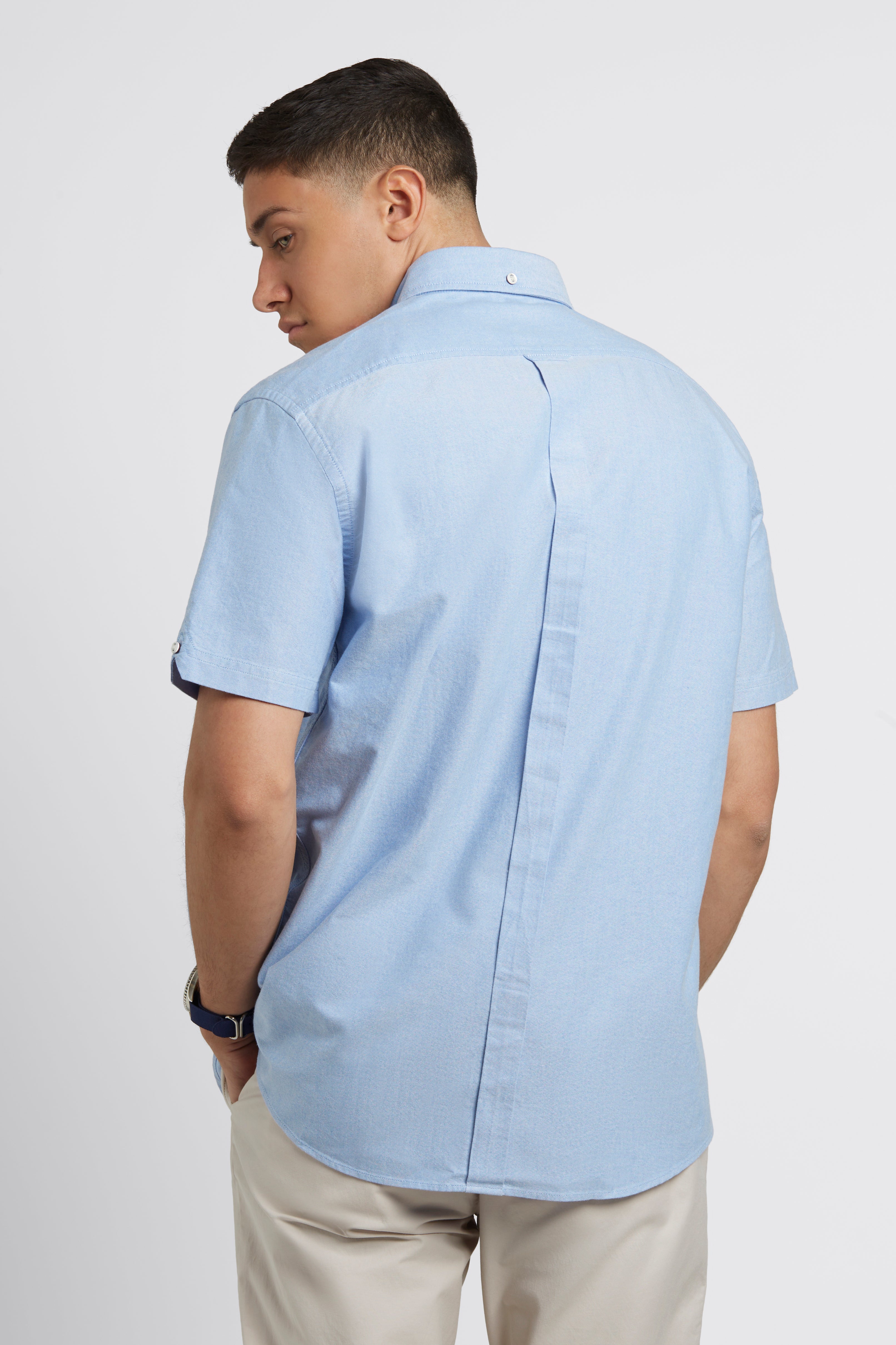 Brighton Oxford Organic Shirt - Pale Blue