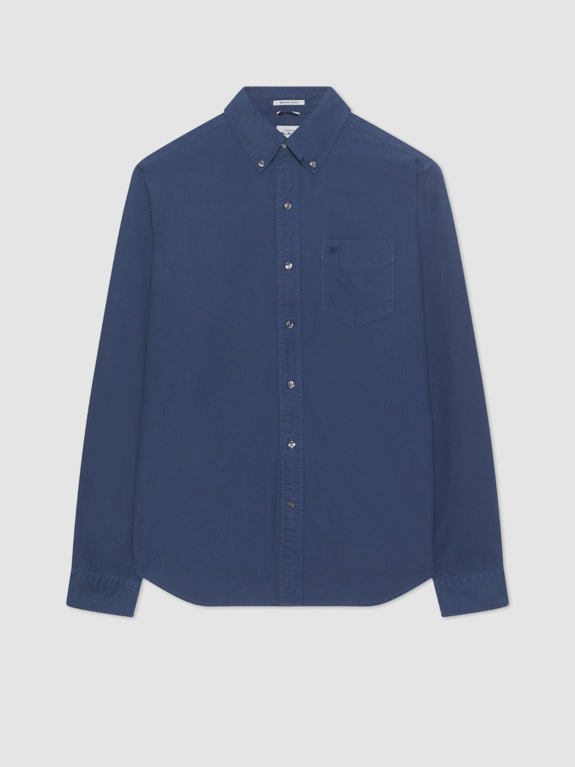 Beatnik Oxford Garment Dye Shirt - Indigo