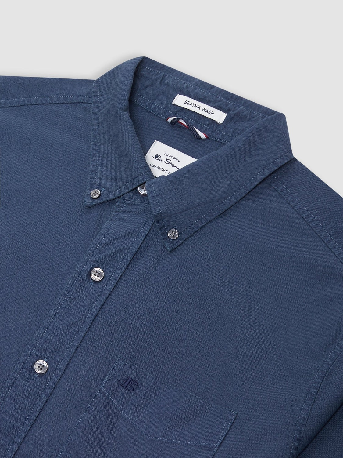 Beatnik Oxford Garment Dye Shirt - Indigo