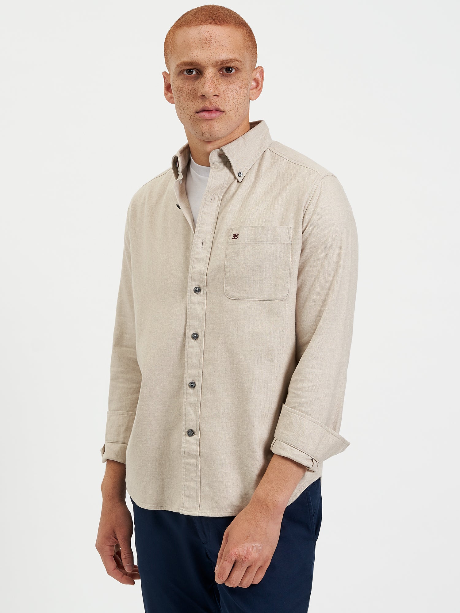 Uniform Flannel Shirt - Oatmeal