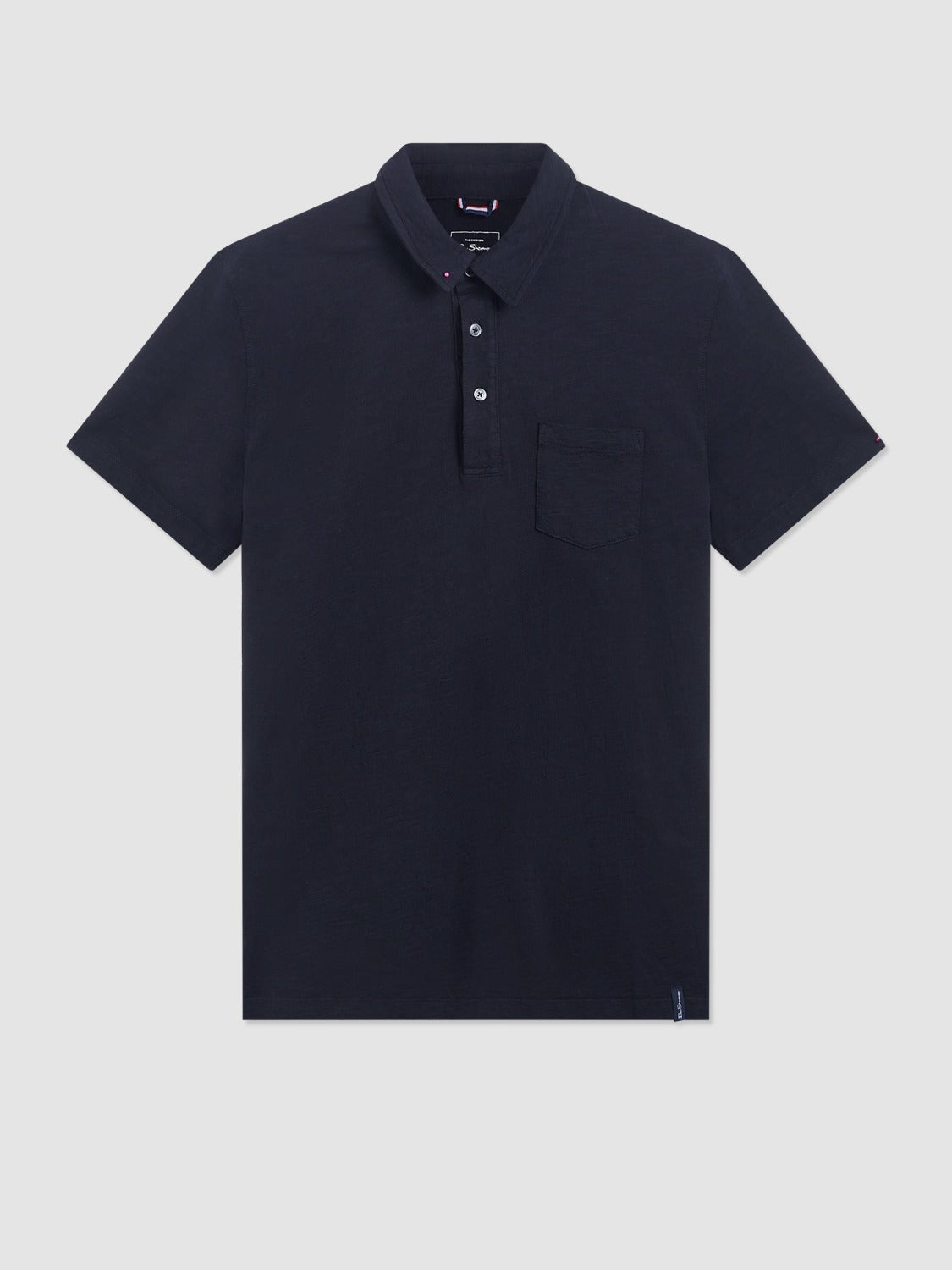 Garment Dye Beatnik Polo - Washed Black