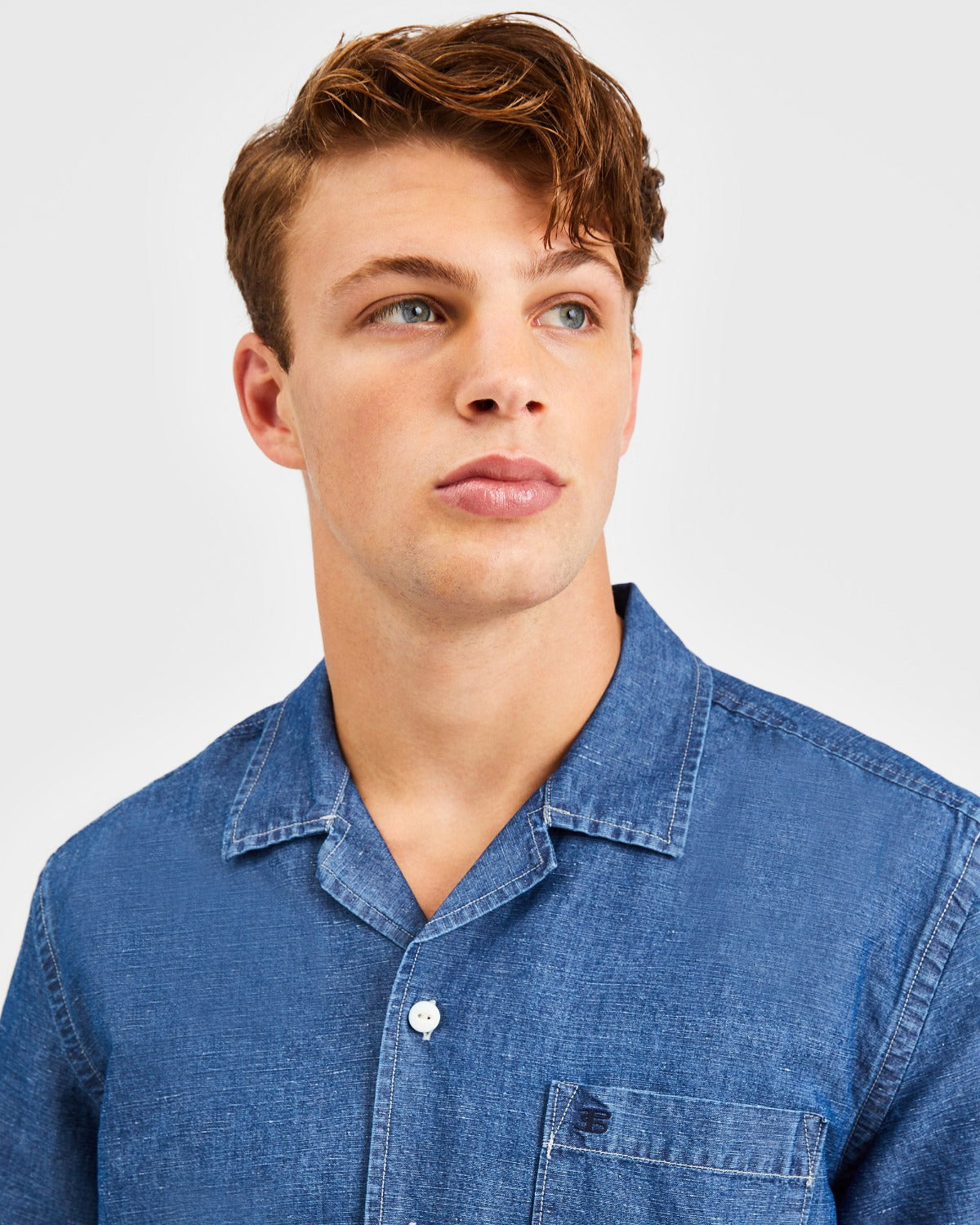 Hastings Garment Dye Chambray Shirt