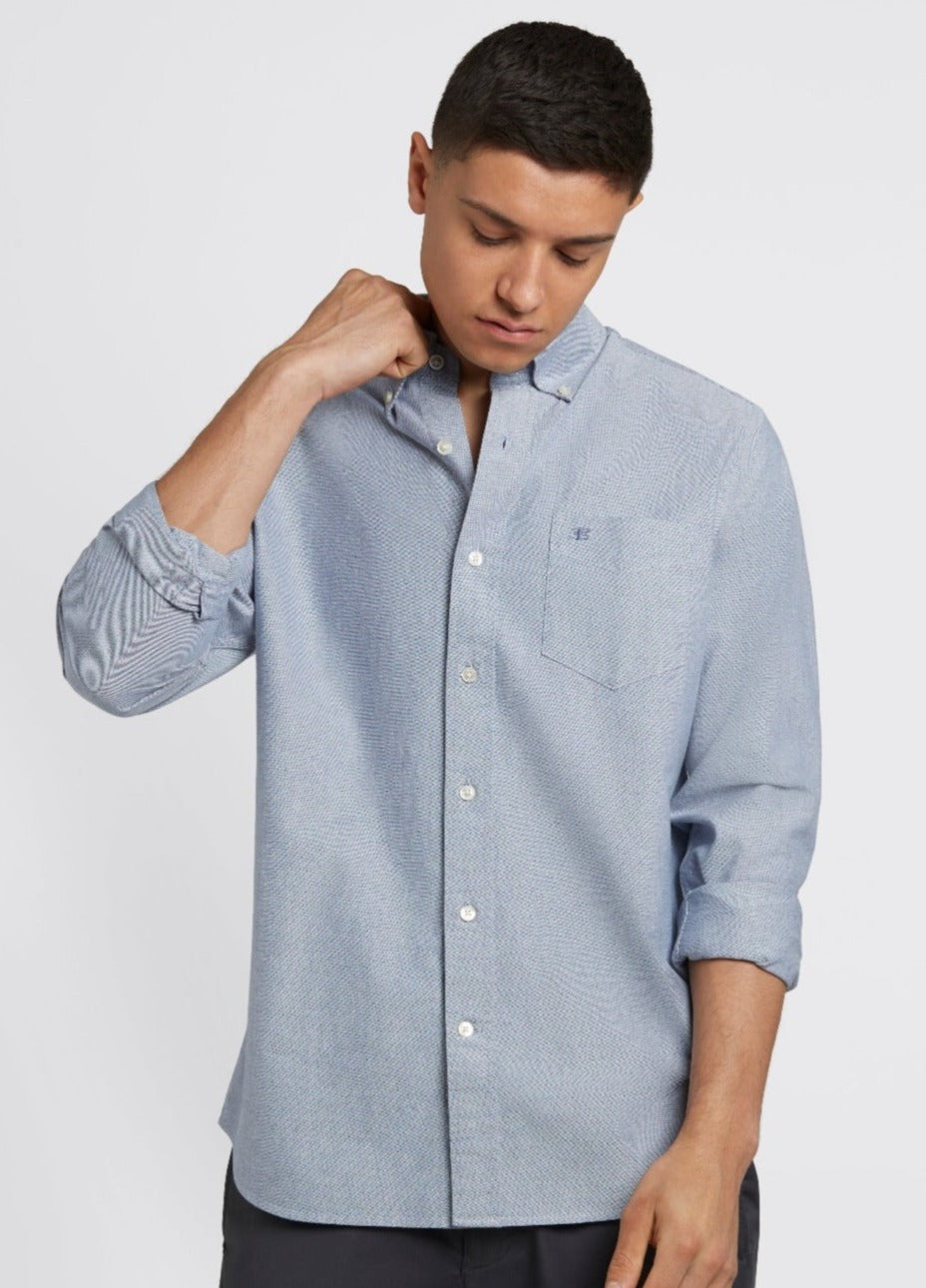 Brighton Oxford Organic Shirt - Navy