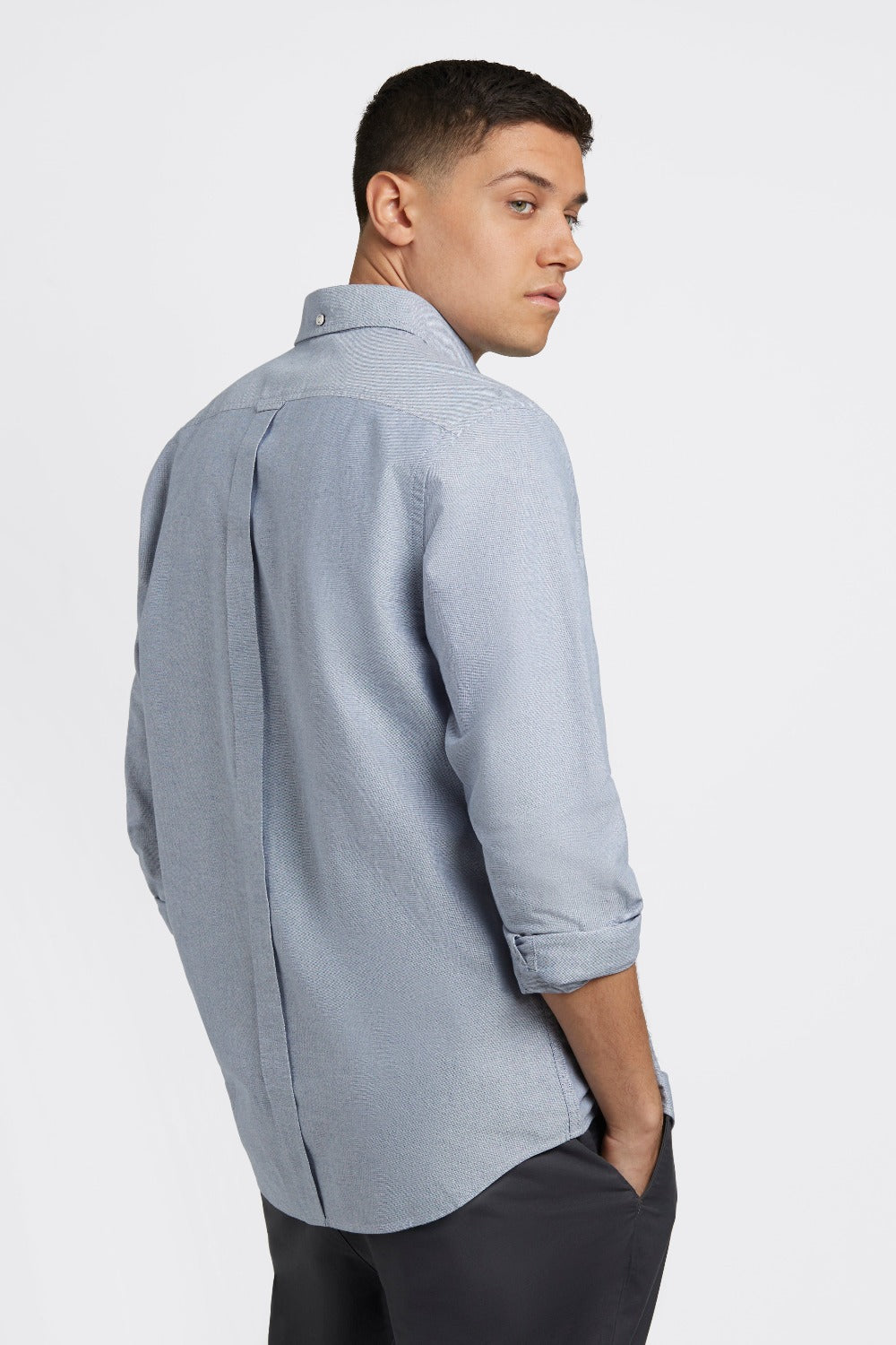 Brighton Oxford Organic Shirt - Navy