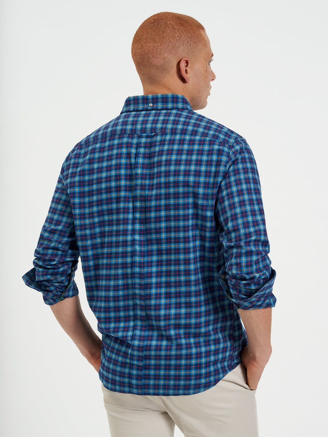 House Tartan Twill Shirt - Navy