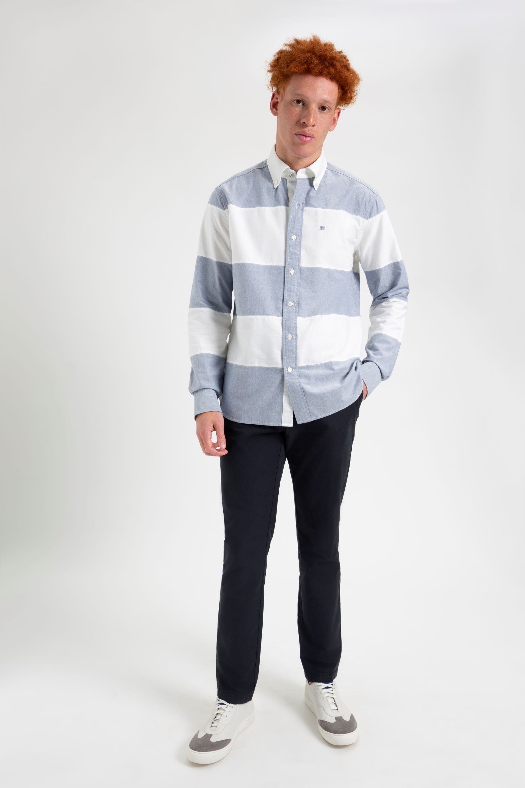 Brighton Oxford Organic Garment Dye Rugby Shirt